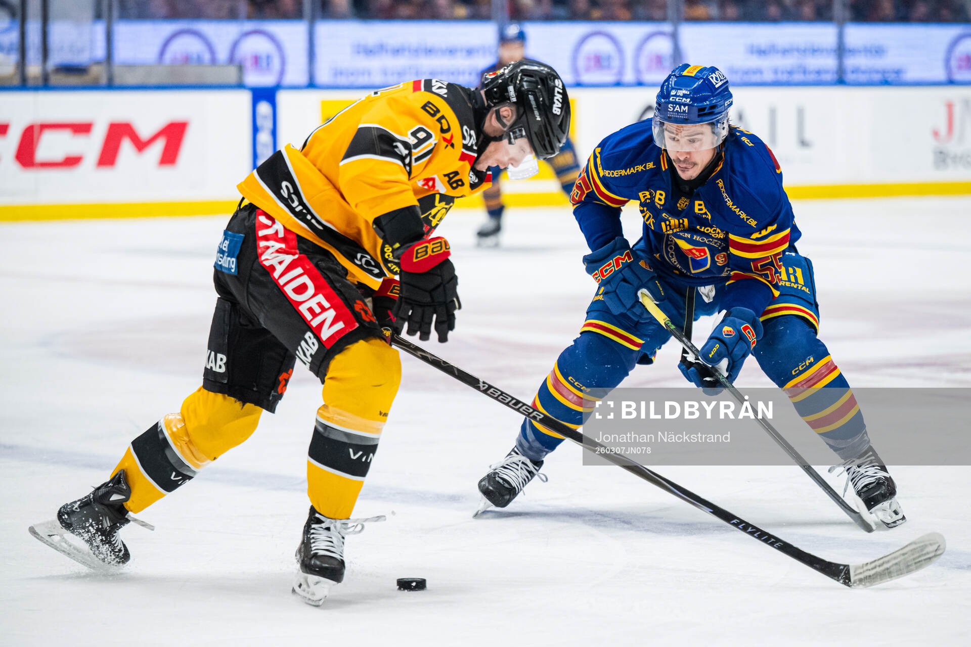 Luleås Brian O'Neill och Djurgårdens Charles Hudon