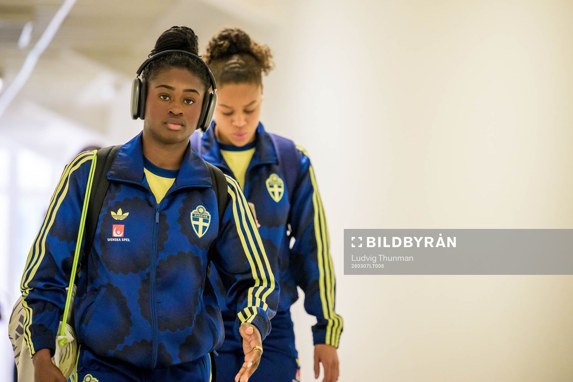 Monica Jusu Bah and Felicia Schröder of Sweden