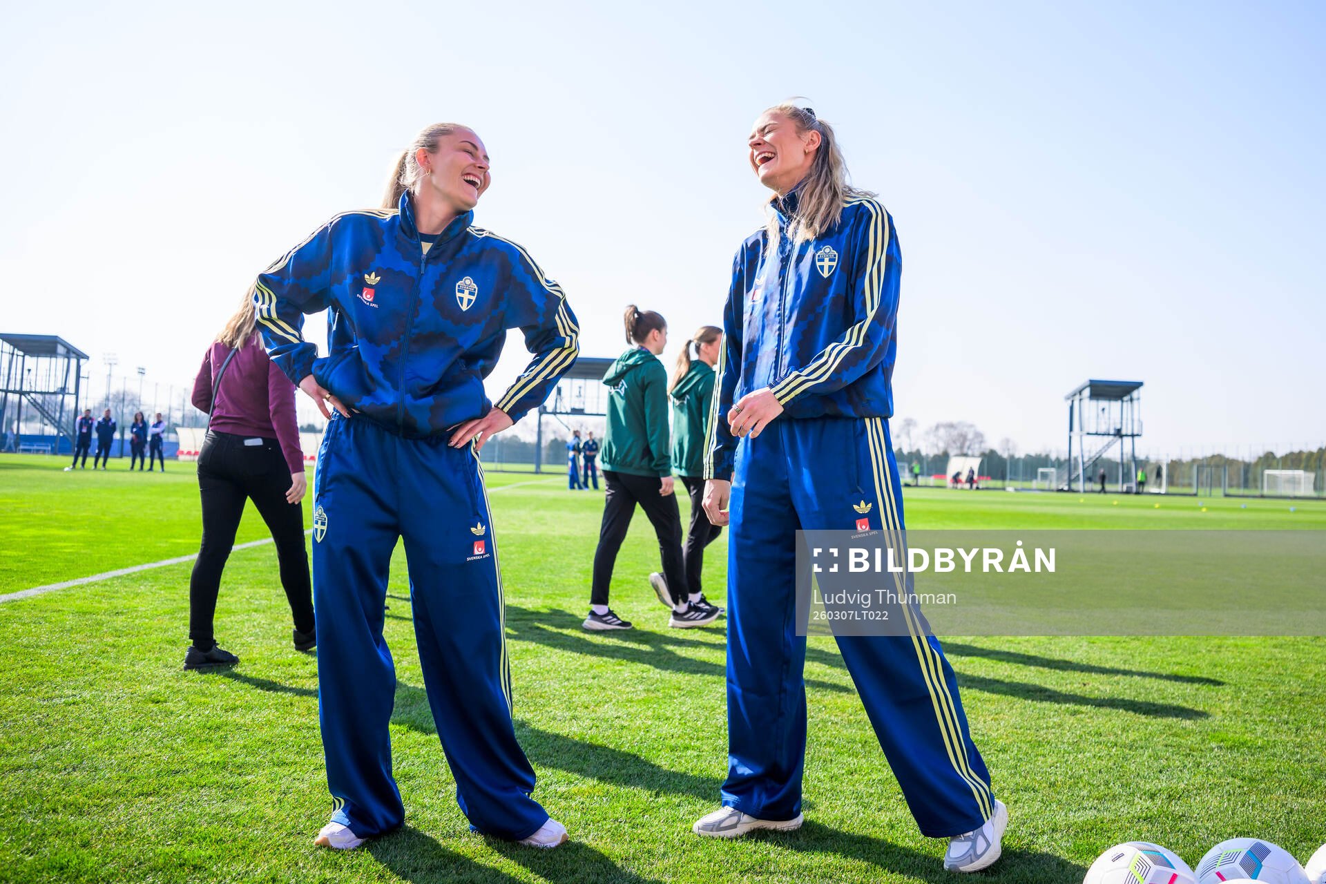 Amanda Nildén and Fridolina Rolfö of Sweden