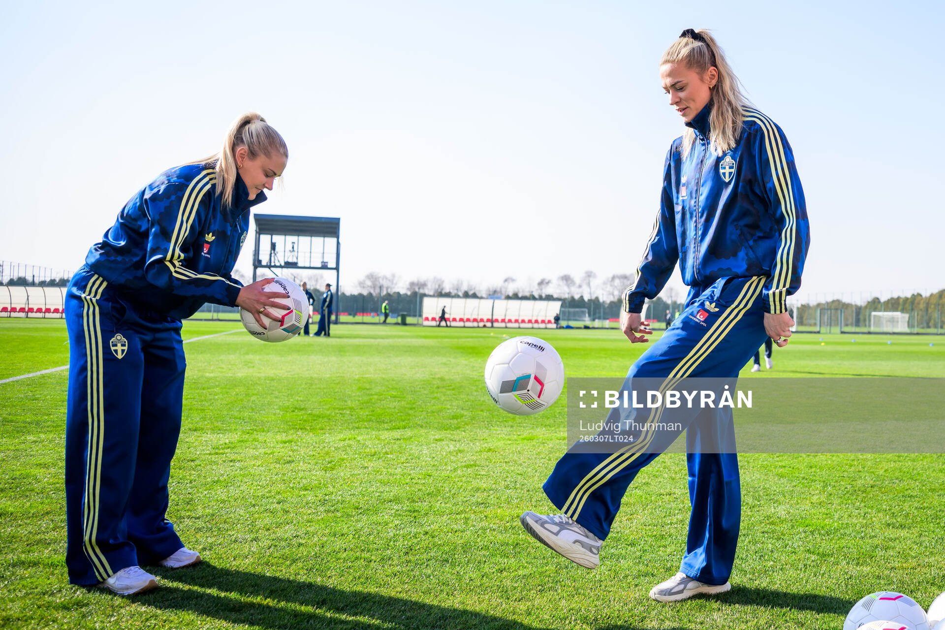 Amanda Nildén and Fridolina Rolfö of Sweden