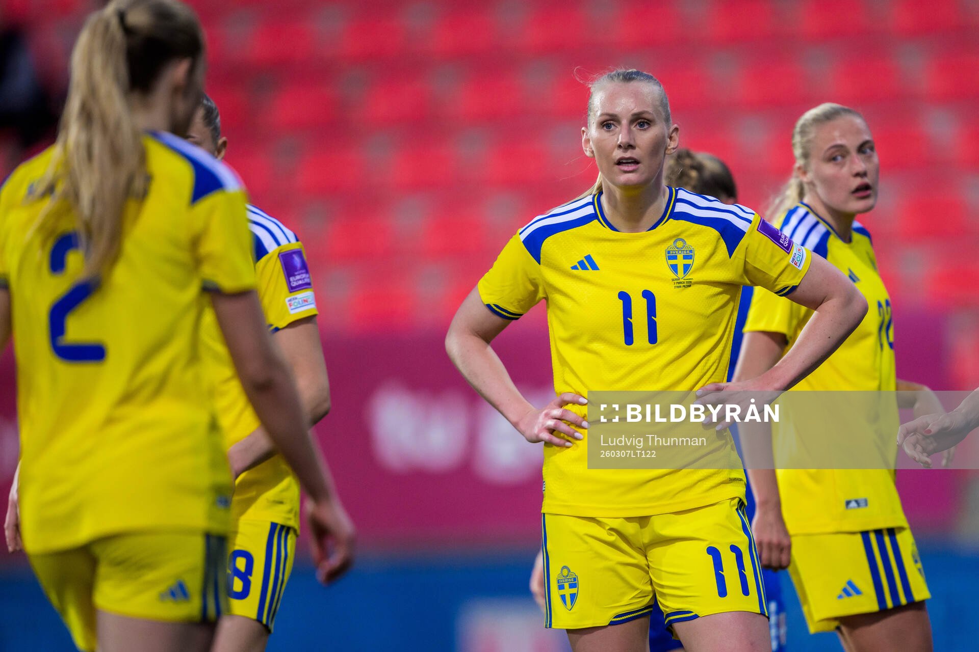 Stina Blackstenius of Sweden