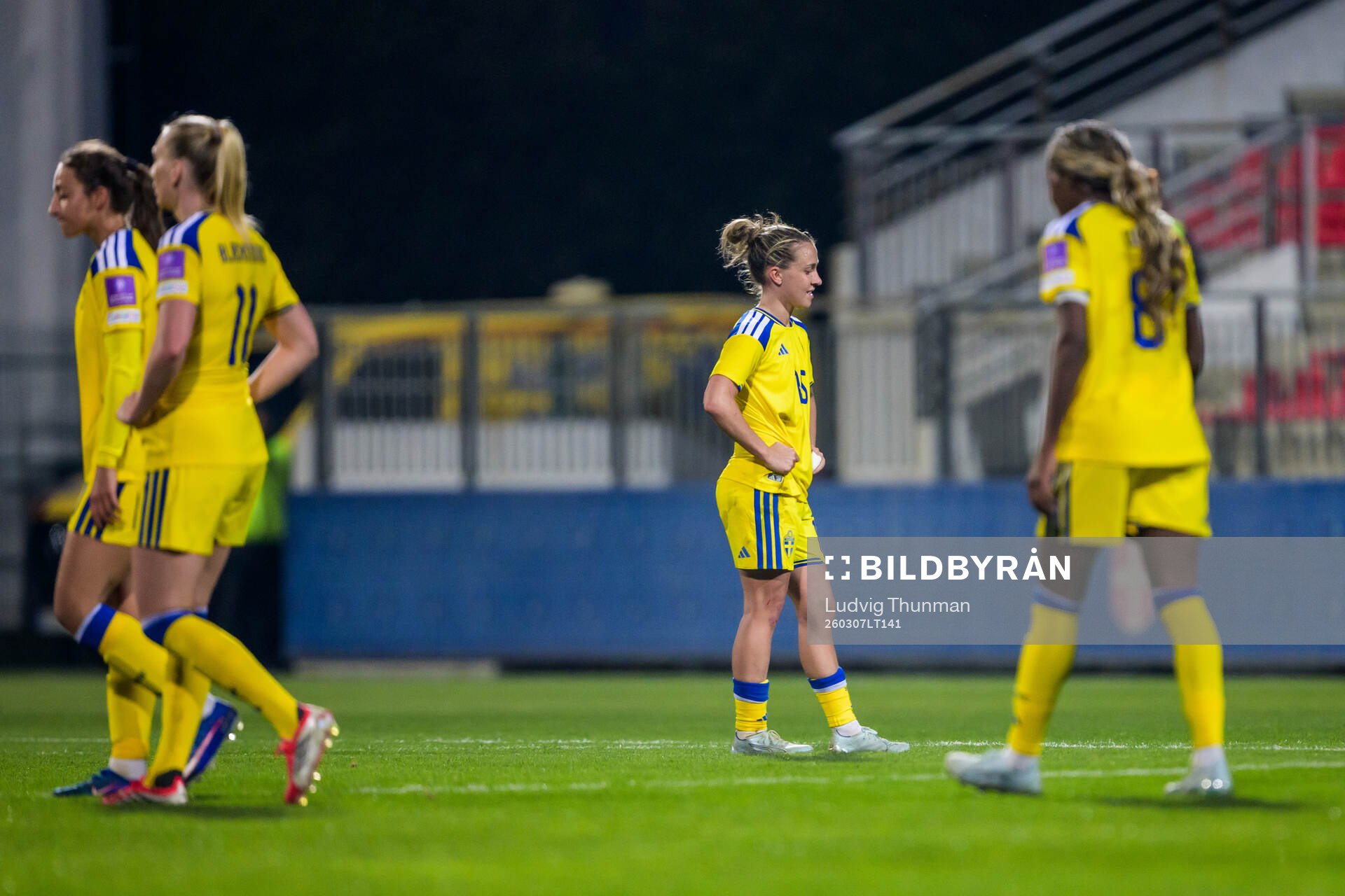 Julia Zigiotti Olme of Sweden looks dejected