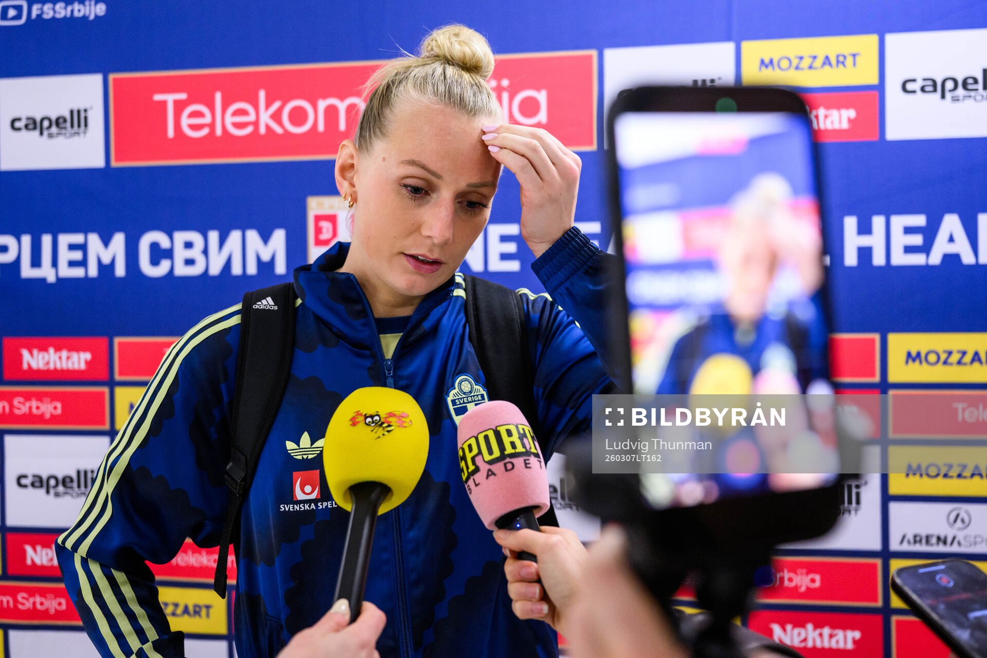Stina Blackstenius of Sweden
