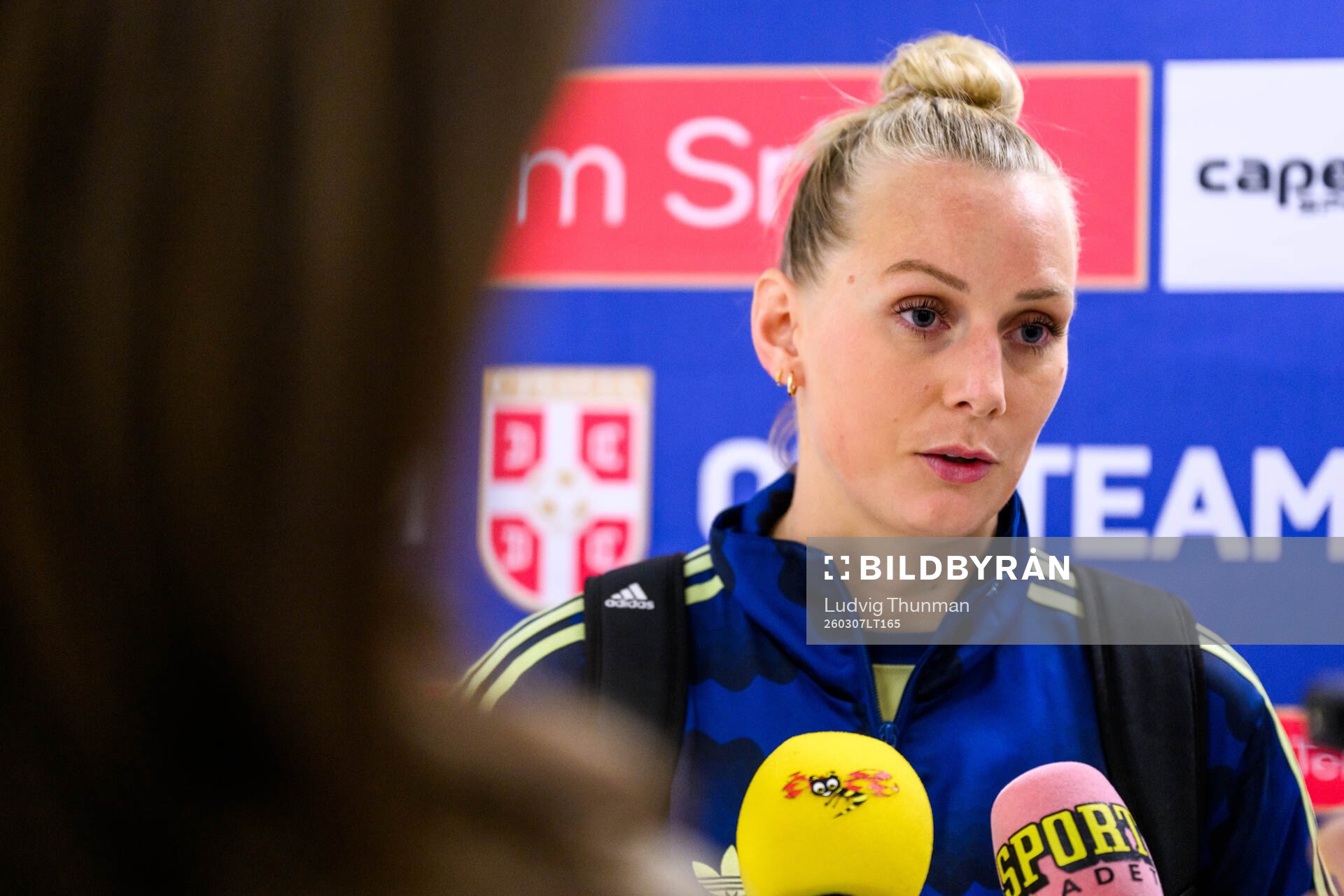 Stina Blackstenius of Sweden