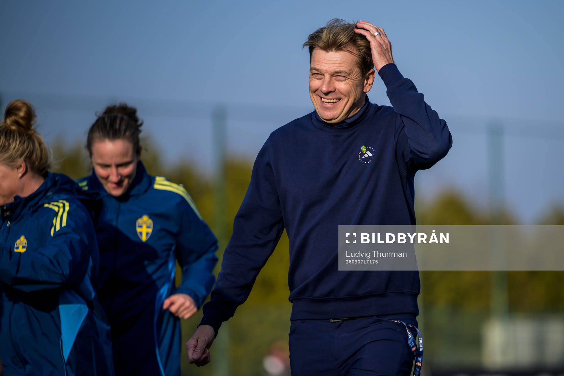 Head coach Tony Gustavsson of Sweden