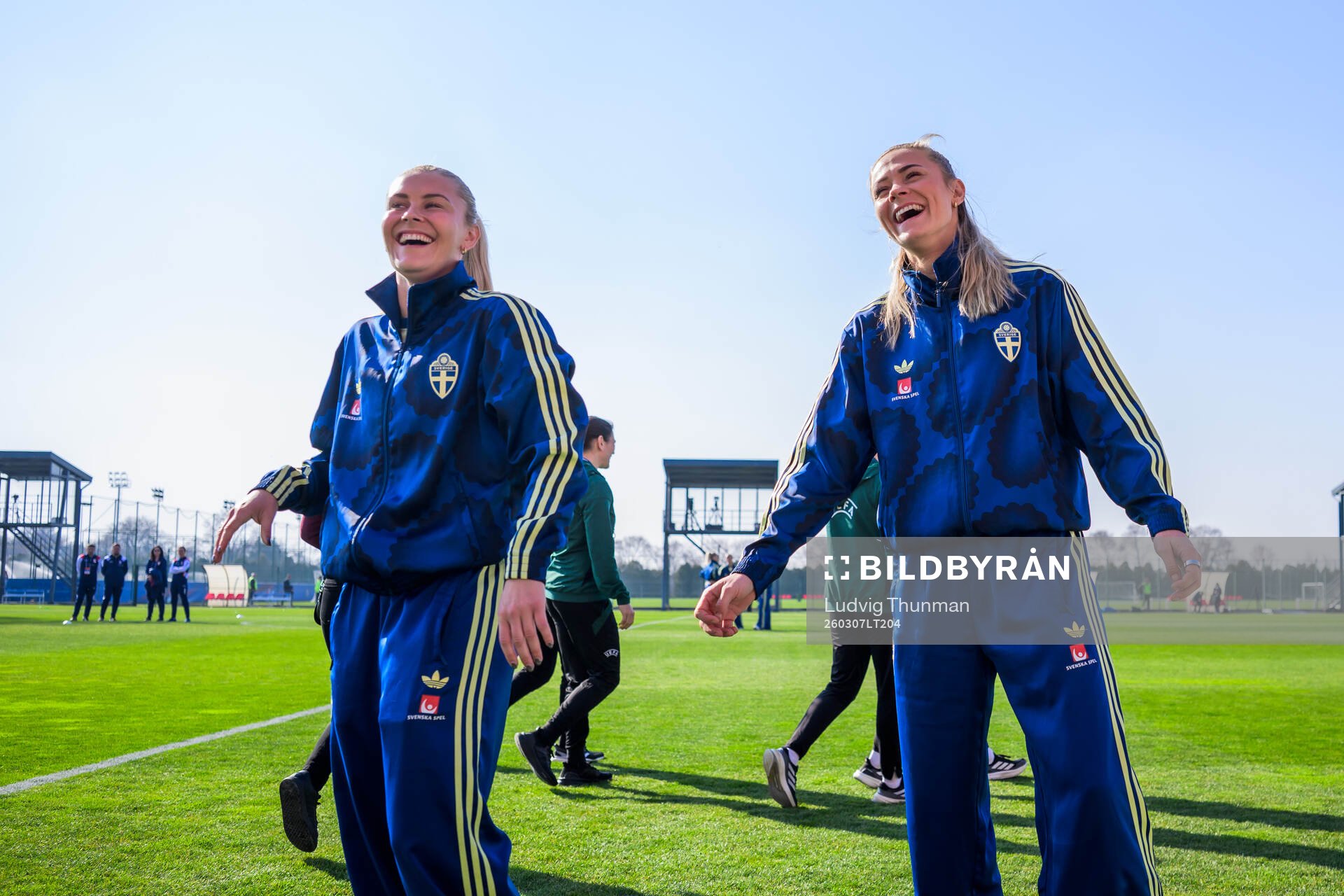 Amanda Nildén and Fridolina Rolfö of Sweden