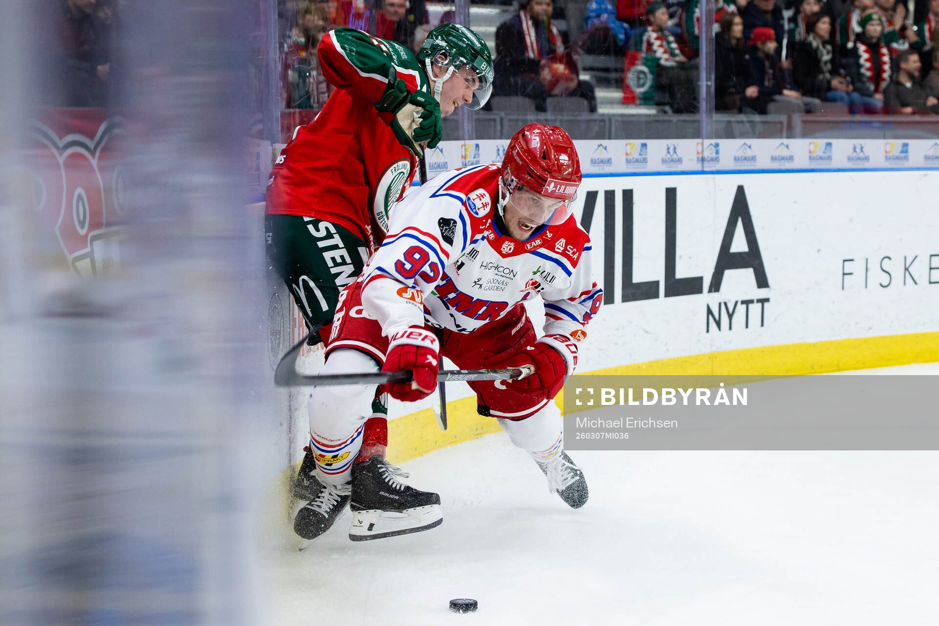 Frölundas Jere Innala och Timrås Anton Lundmark