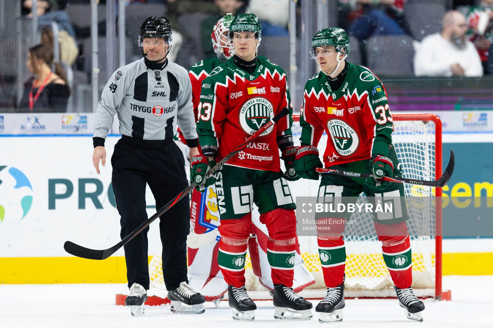 Frölundas Tom Nilsson och Linus Högberg