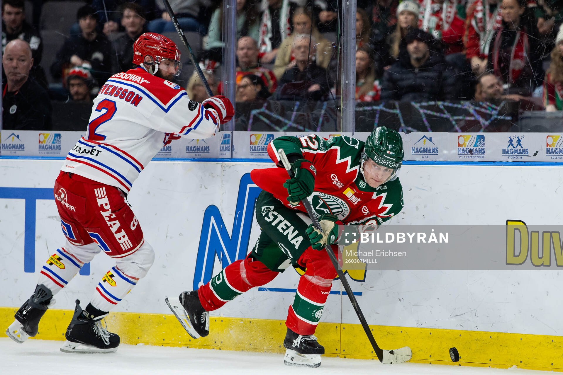 Timrås Per Svensson och Frölundas Filip Cederqvist