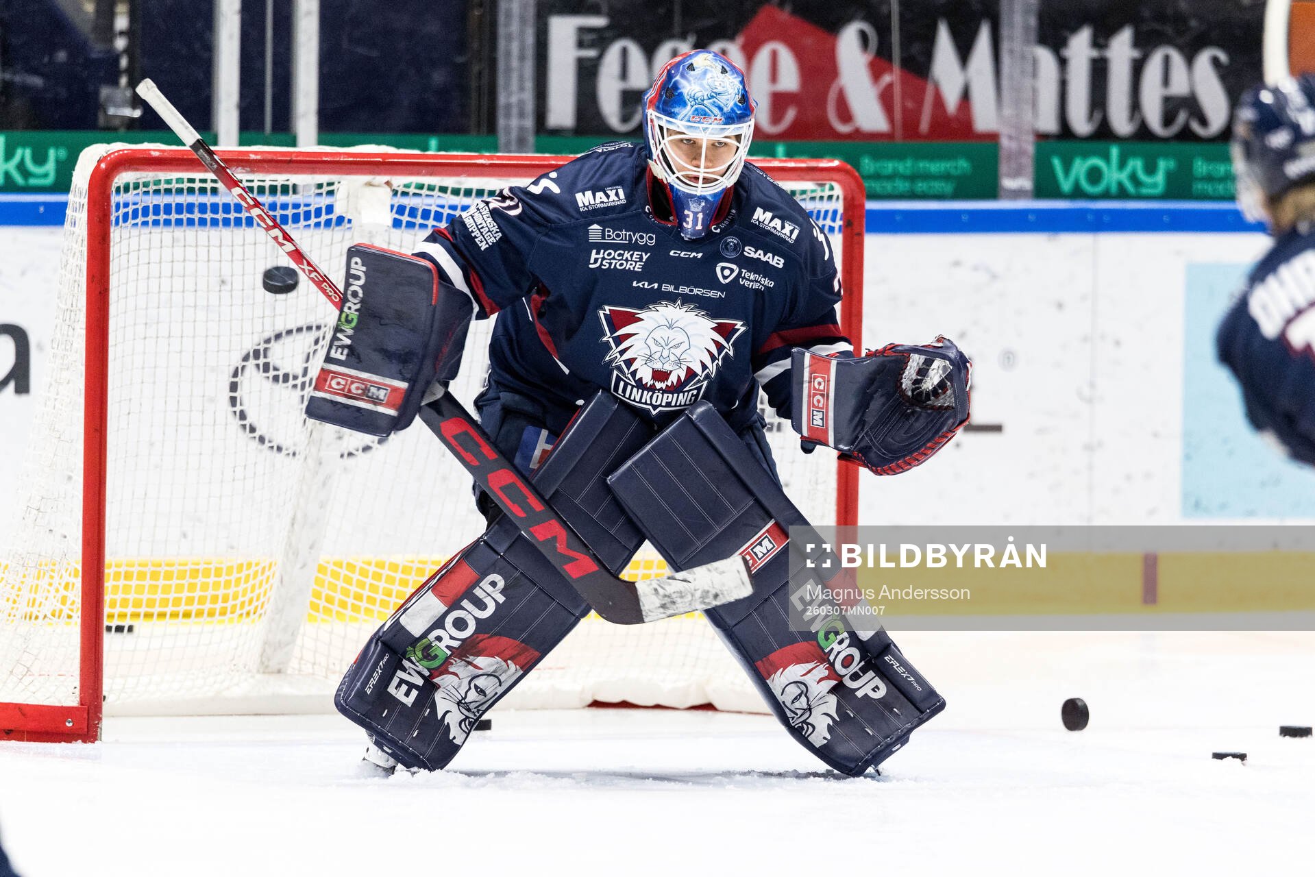 Linköpings målvakt Jesper Myrenberg