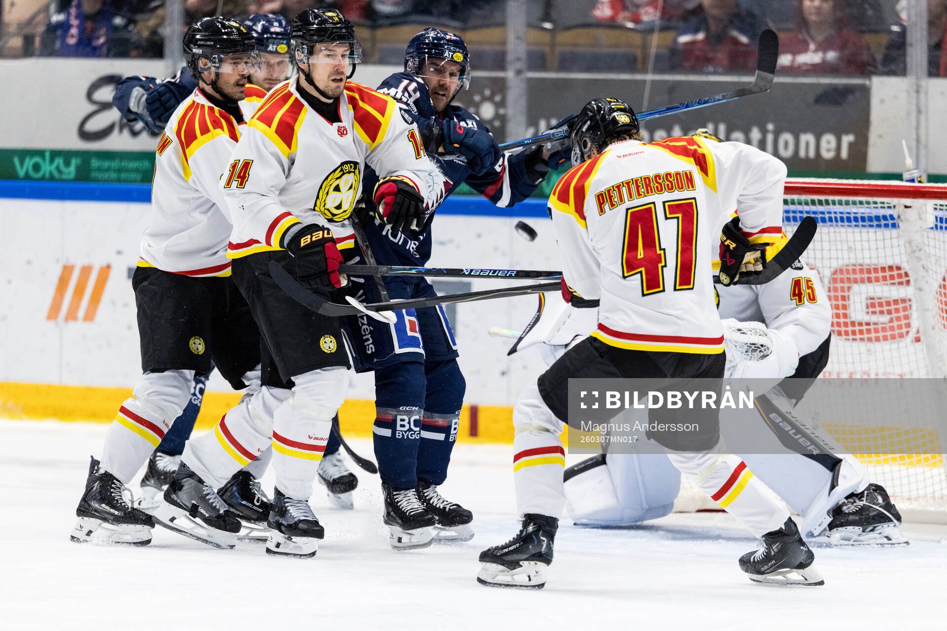 Brynäs Robert Hägg och Linköpings Ludvig Larsson