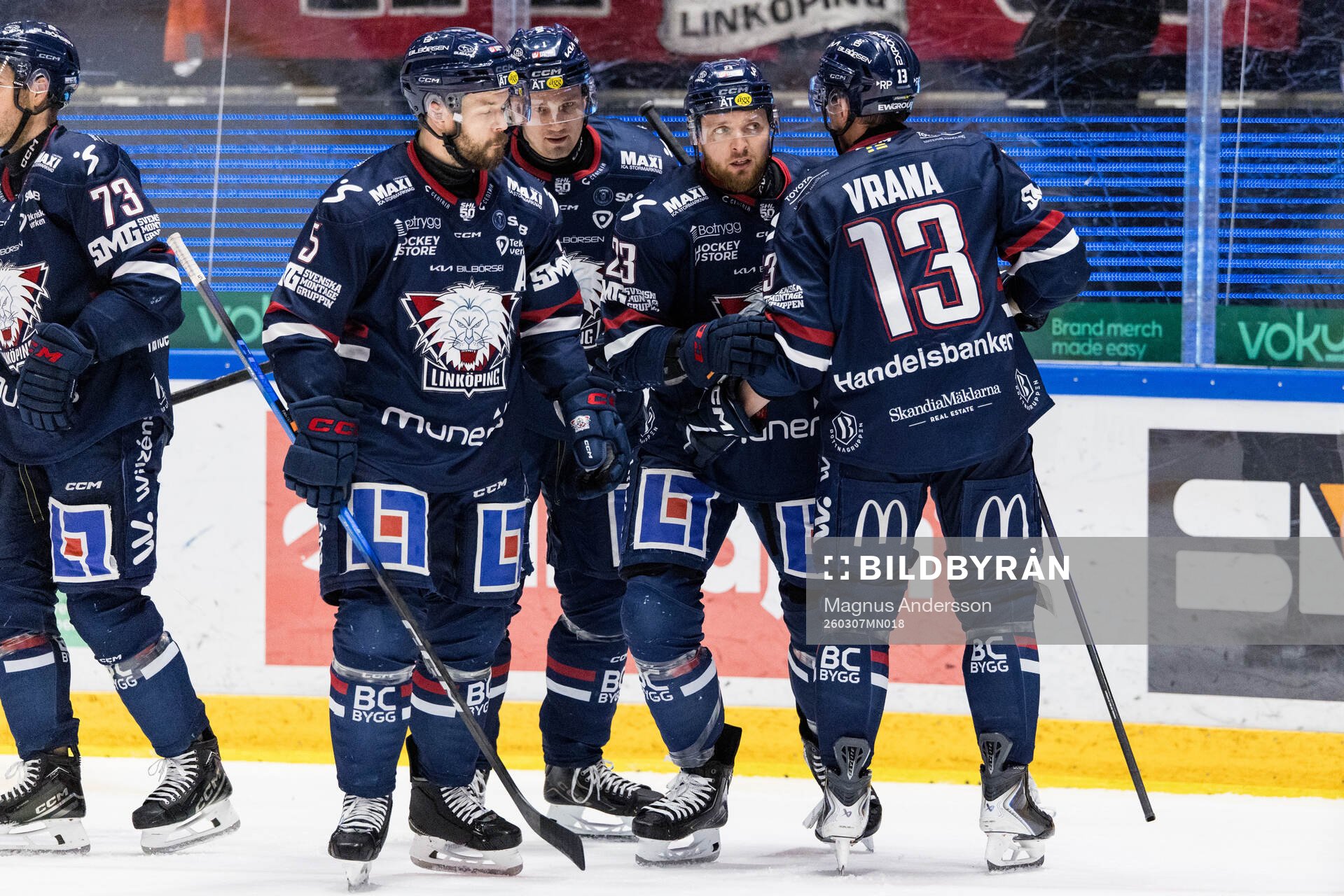 Linköpings Robin Kovacs jublar