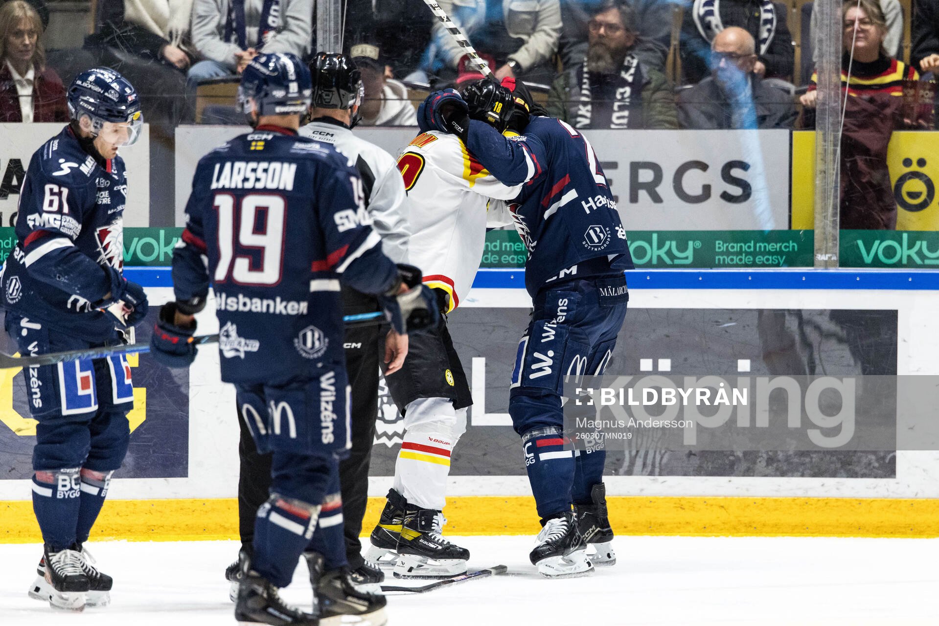 Brynäs Anton Rödin och Linköpings Christoffer Ehn