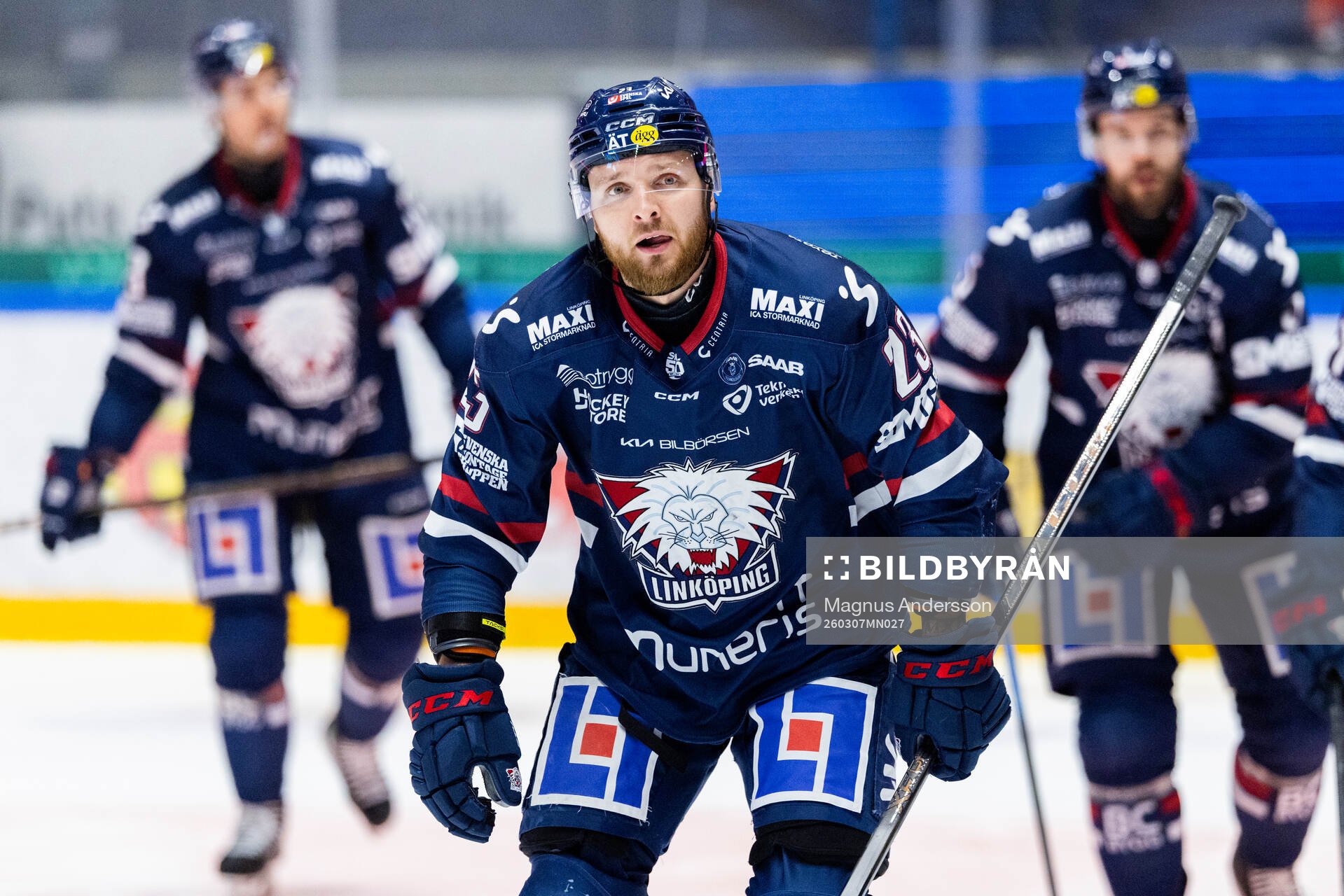 Linköpings Robin Kovacs jublar