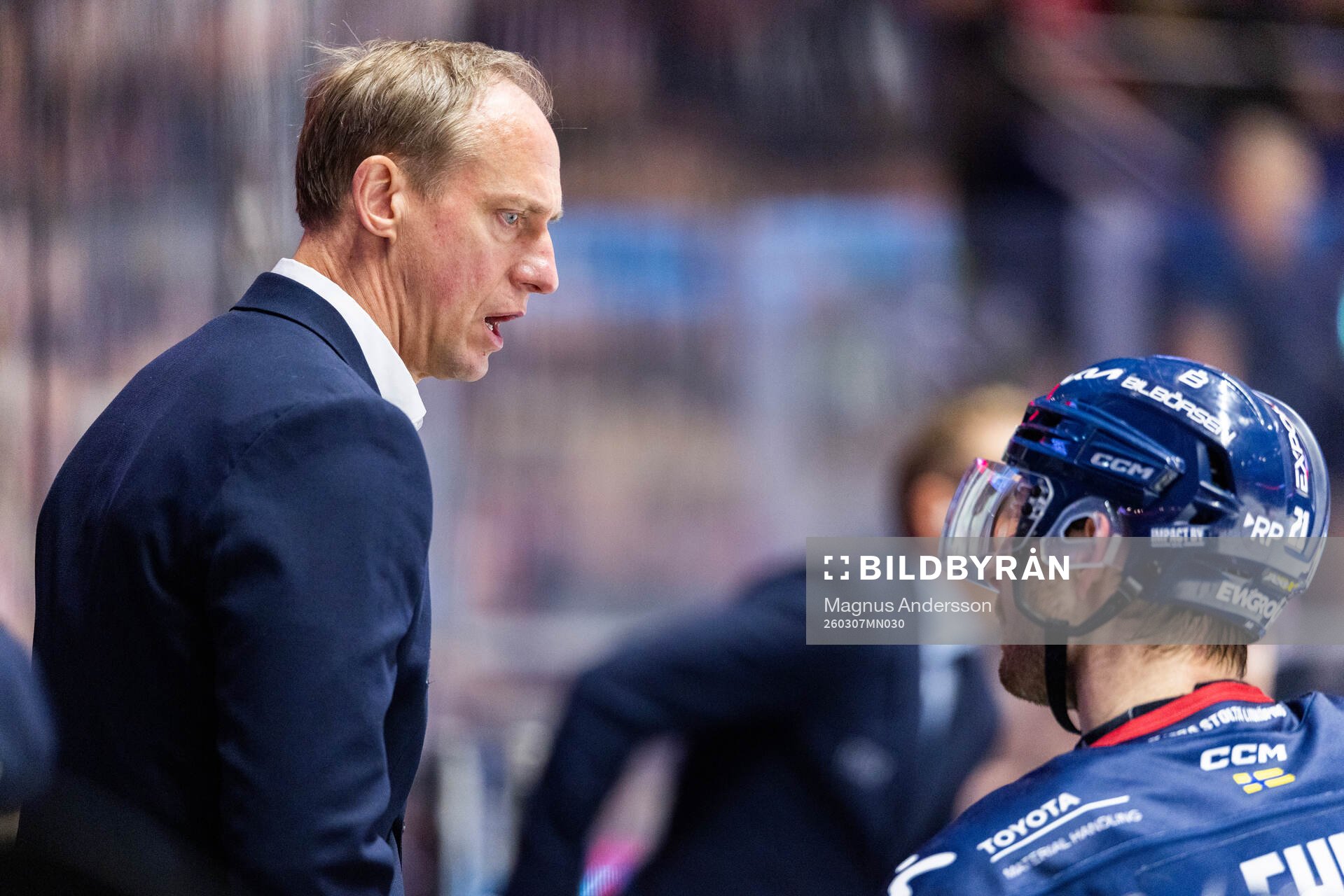 Linköpings tränare Mikael Håkanson