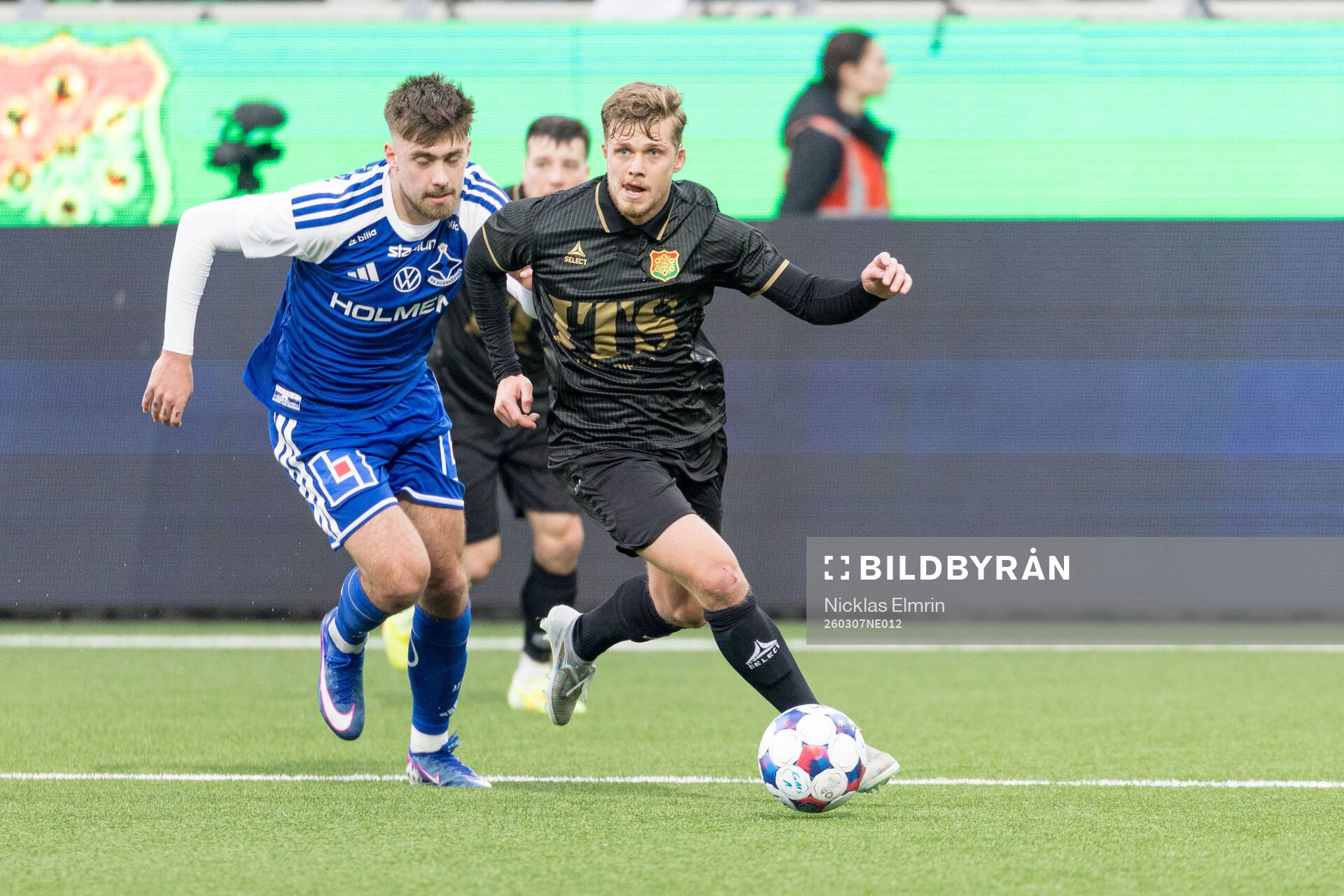 GAISs Kevin Holmén och IFK Norrköpings Tim Prica