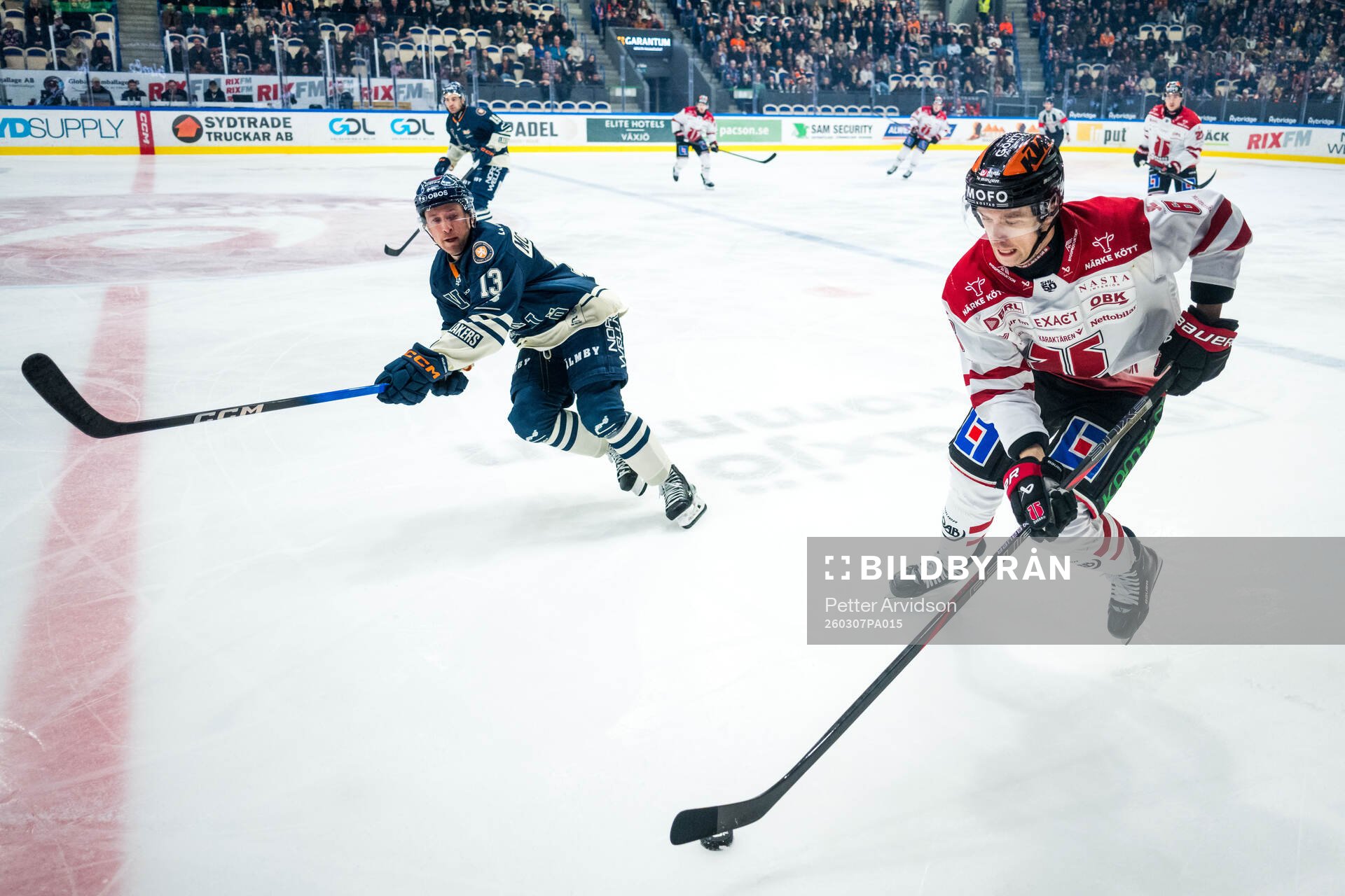Växjös Dylan Mclaughlin och Örebros Filip Berglund