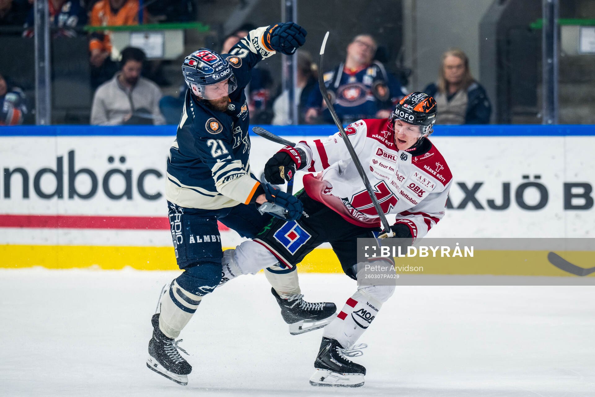 Växjös Brian Cooper och Örebros Egor Polin