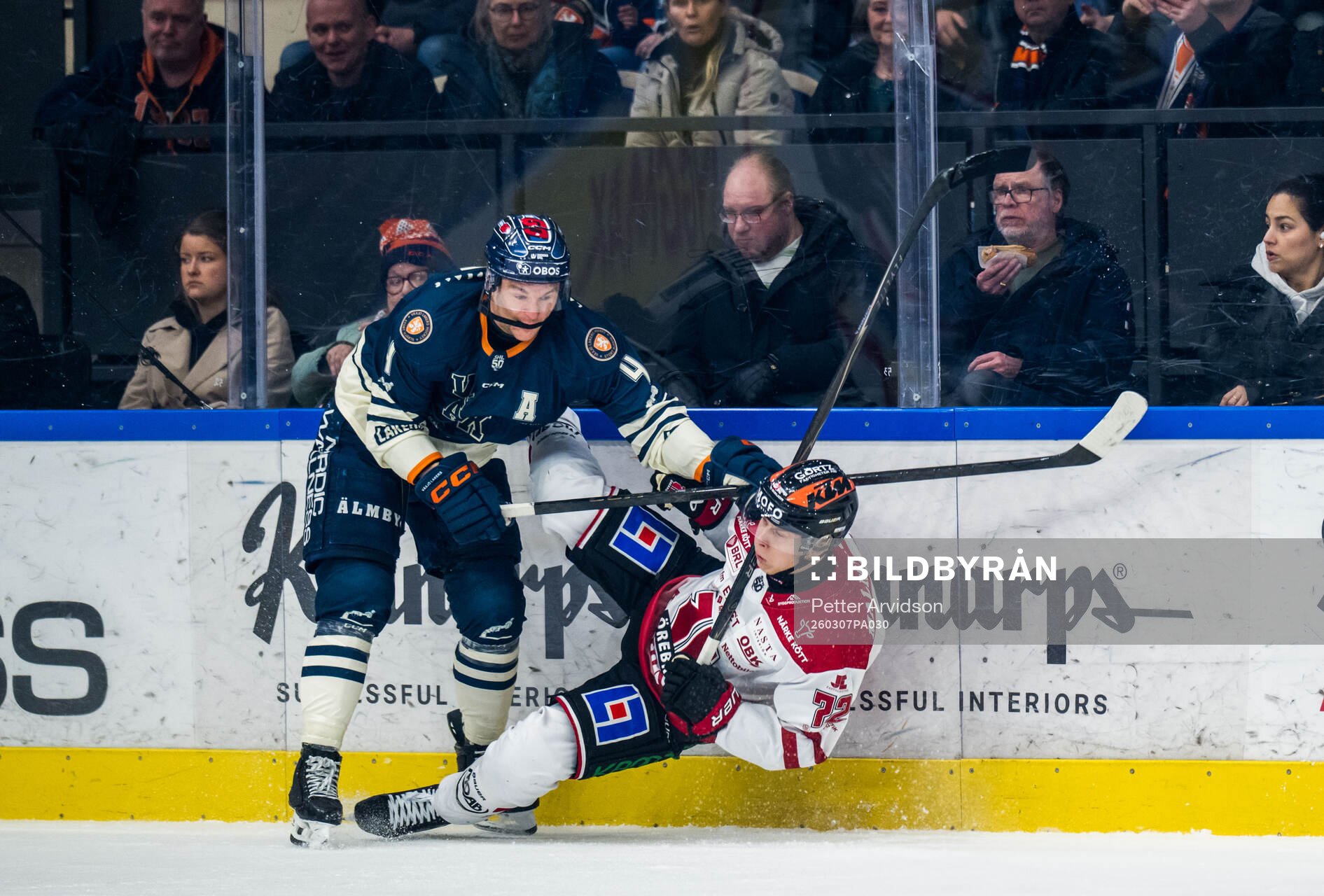 Växjös Keegan Lowe och Örebros Jesse Ylönen