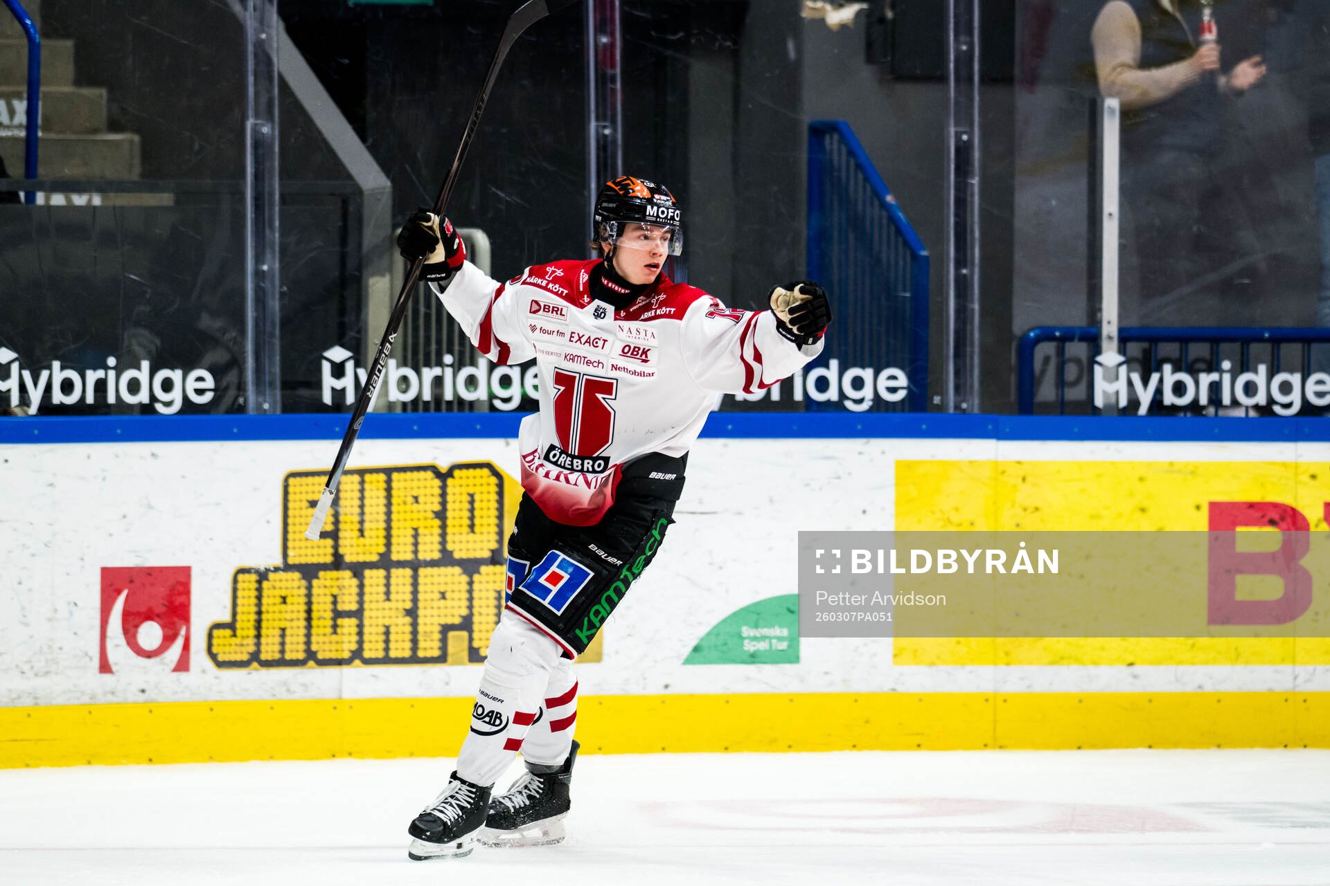 Örebros Noah Steen jublar