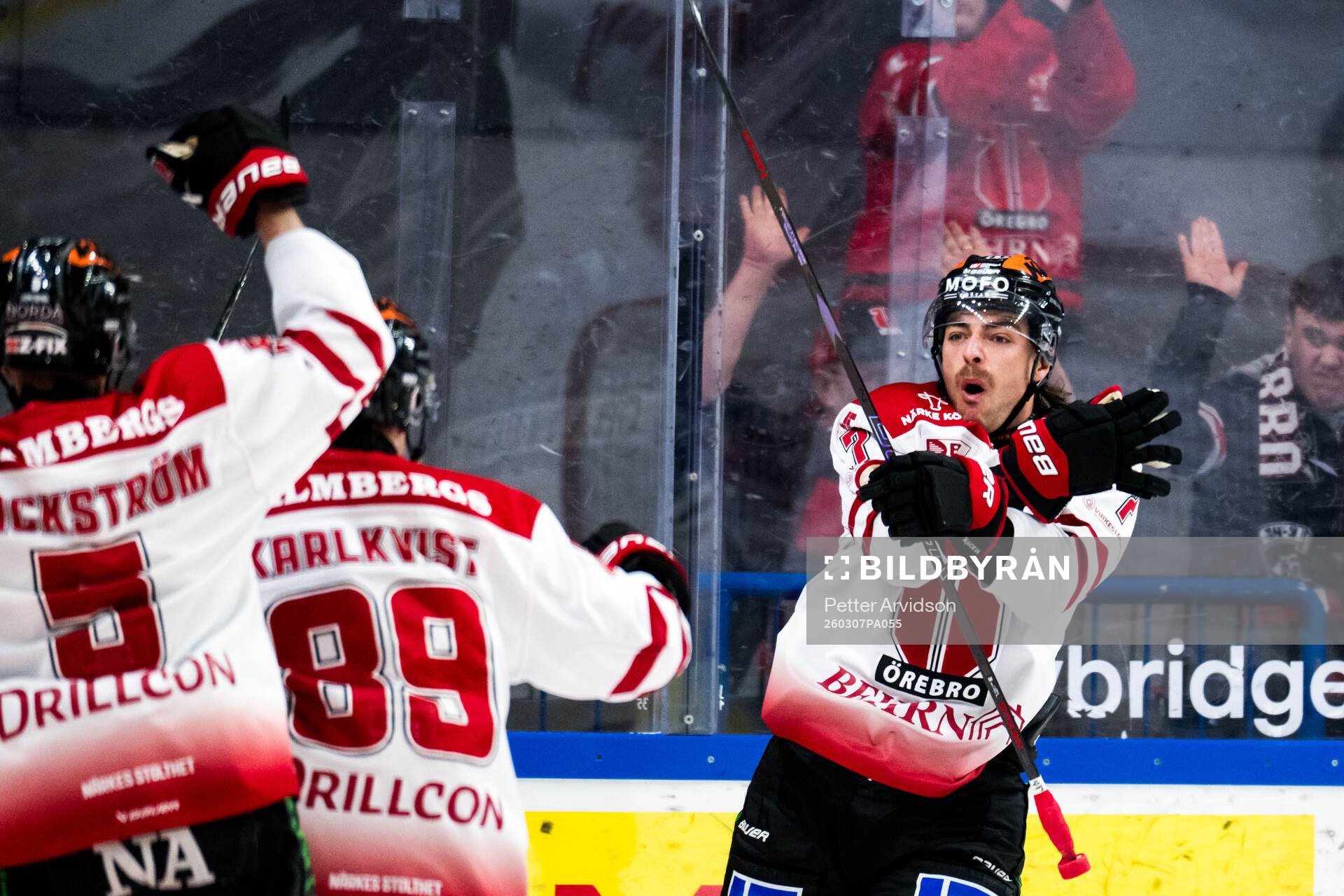 Örebros Luke Martin jublar