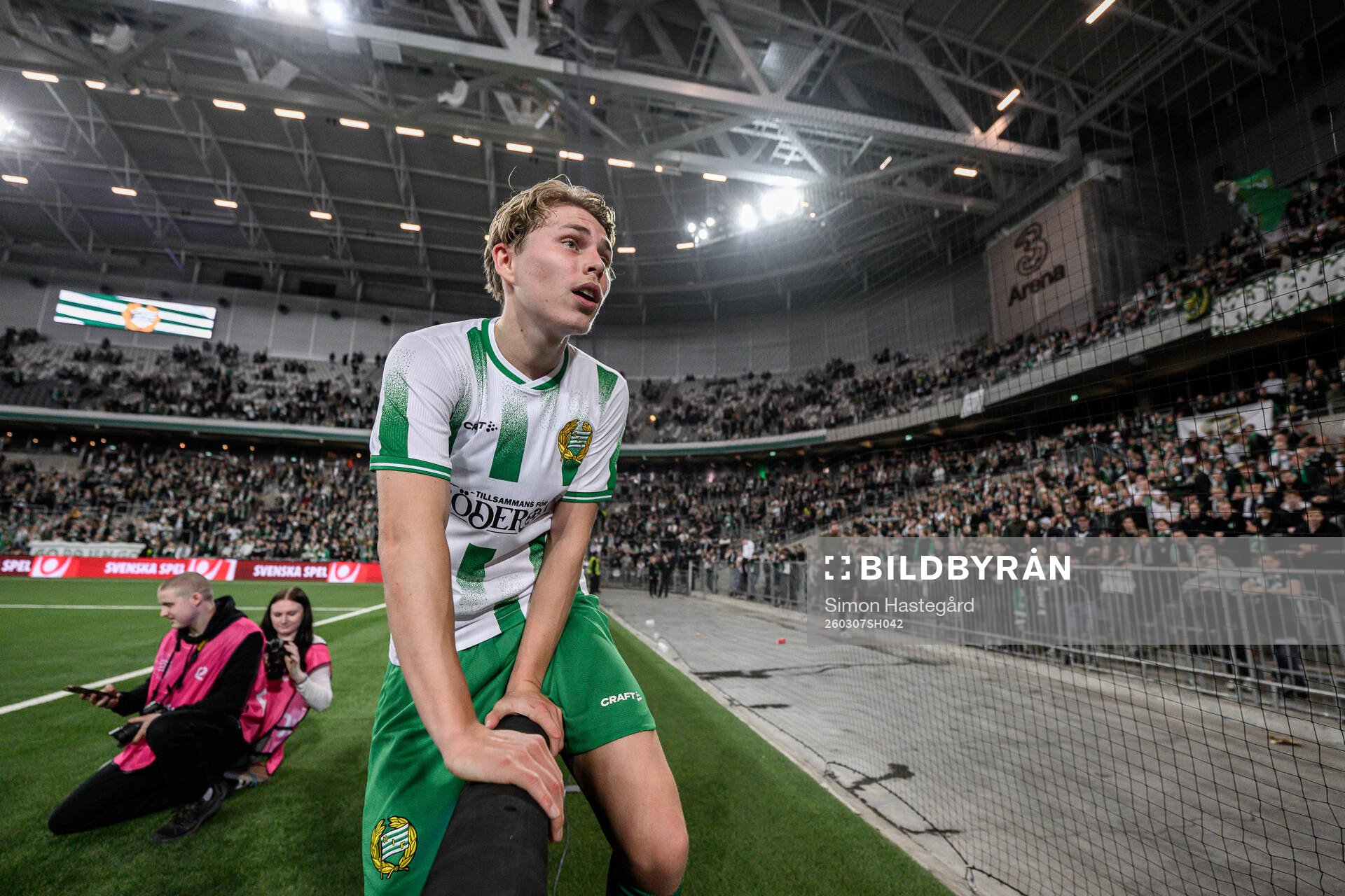 Hammarbys Wilson Lindberg Uhrström jublar