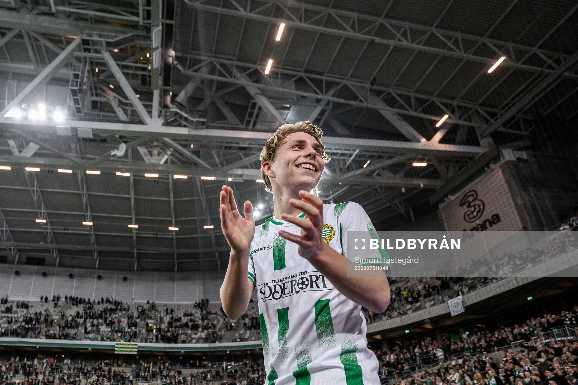 Hammarbys Wilson Lindberg Uhrström jublar