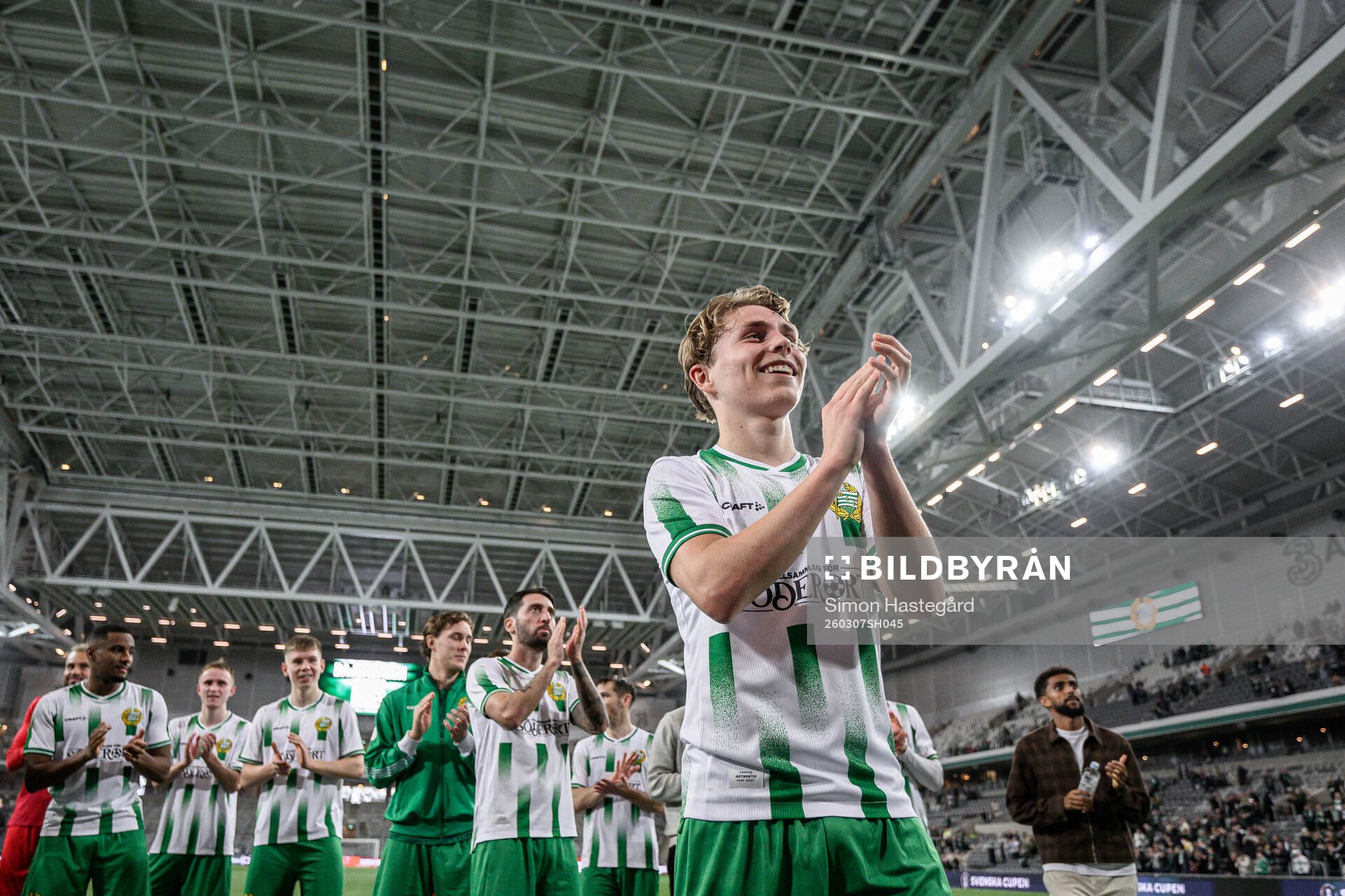 Hammarbys Wilson Lindberg Uhrström jublar