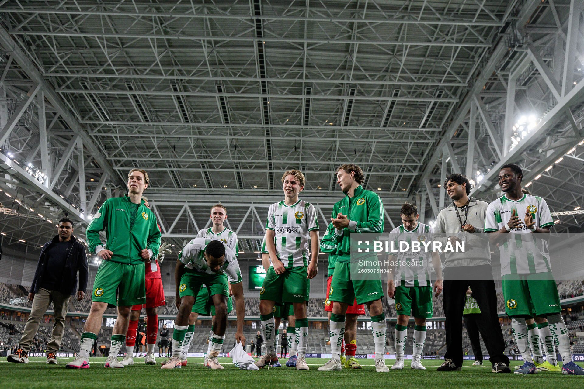 Hammarbys Wilson Lindberg Uhrström jublar
