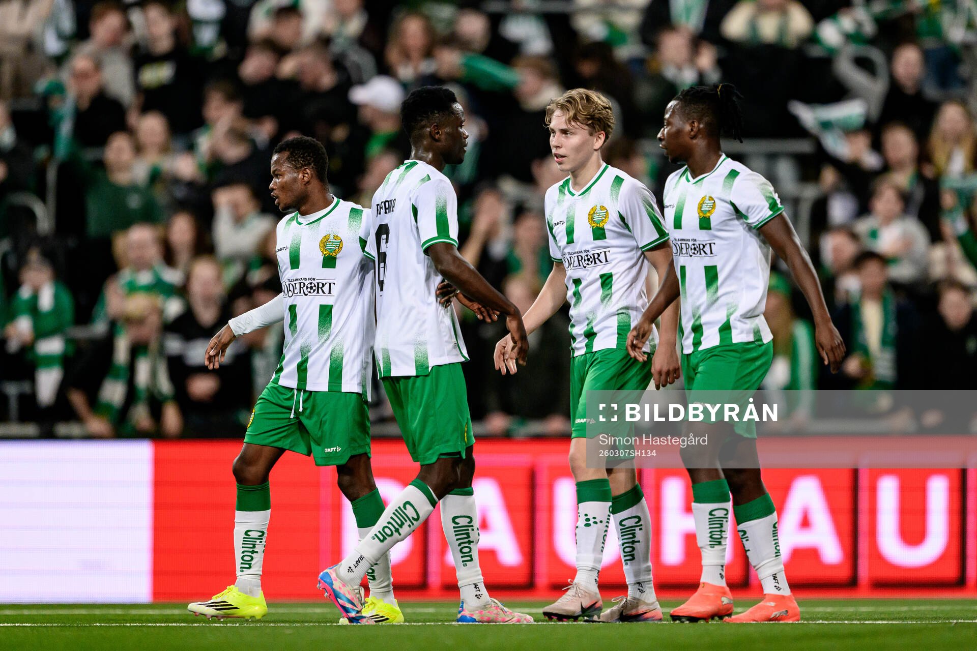 Hammarbys Wilson Lindberg Uhrström jublar