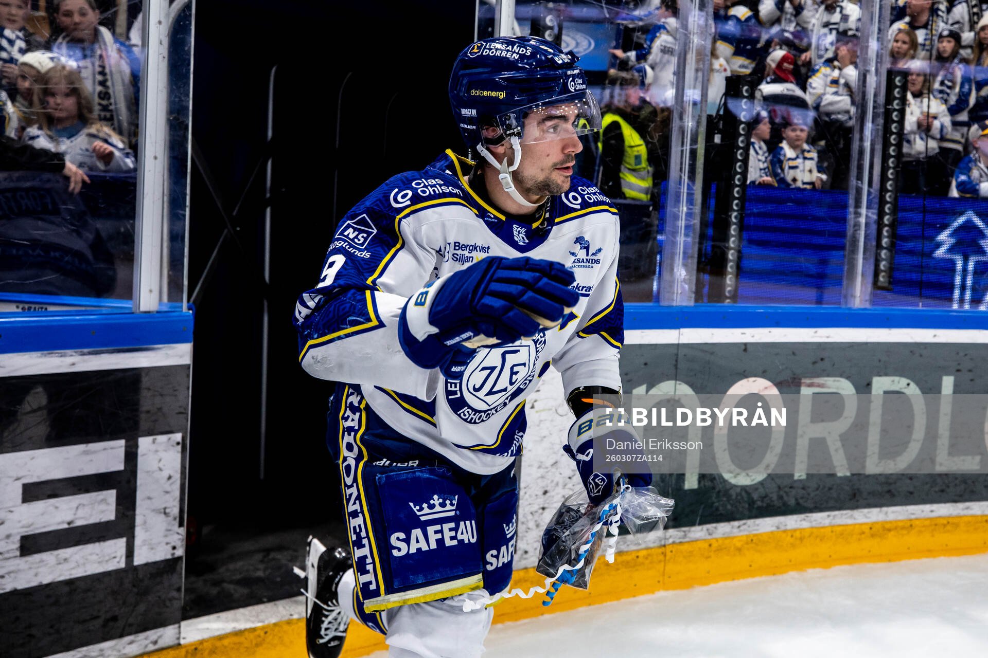 Leksands Gabriel Fortier utsedd till matchens krigare