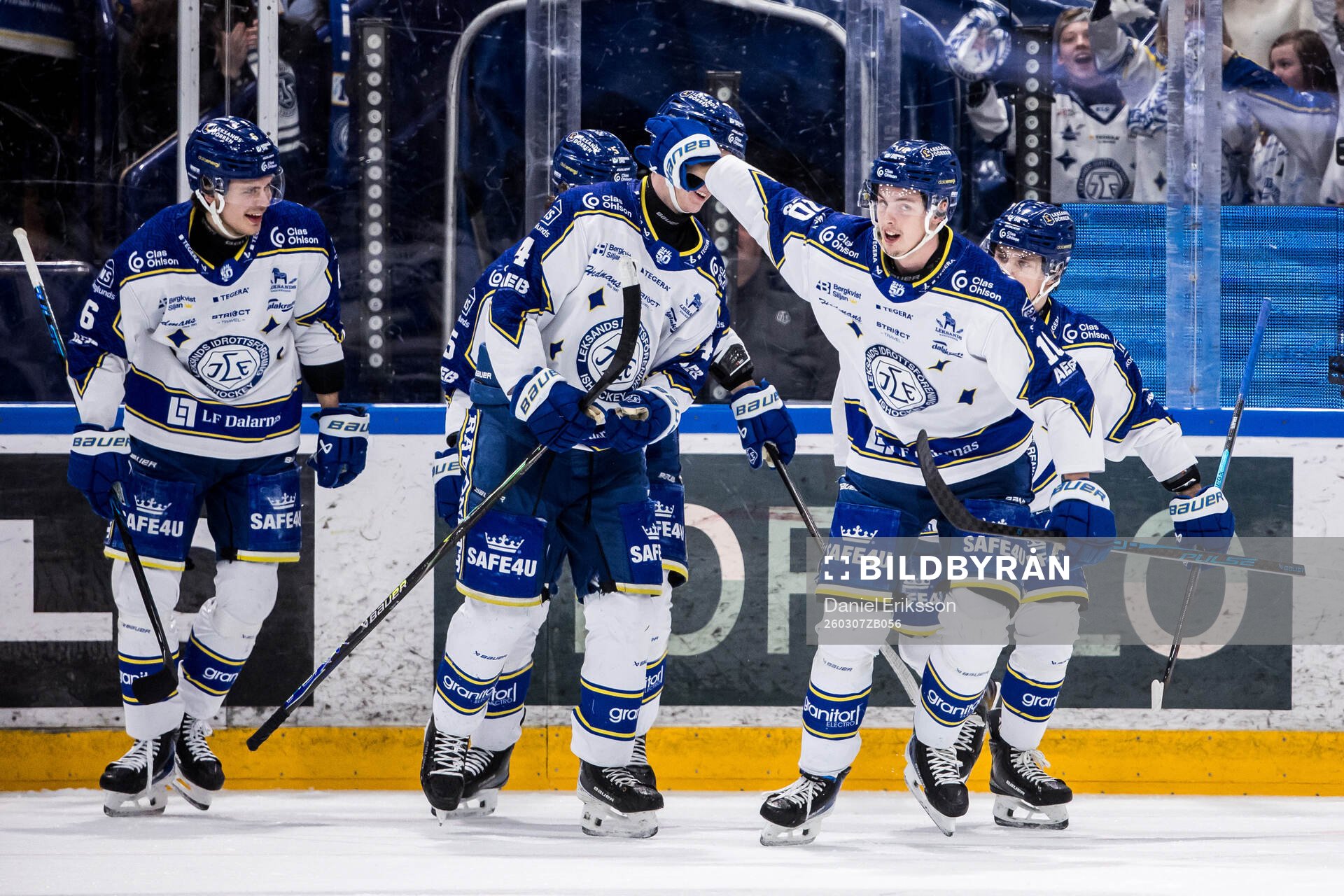 Leksands Anton Johansson jublar