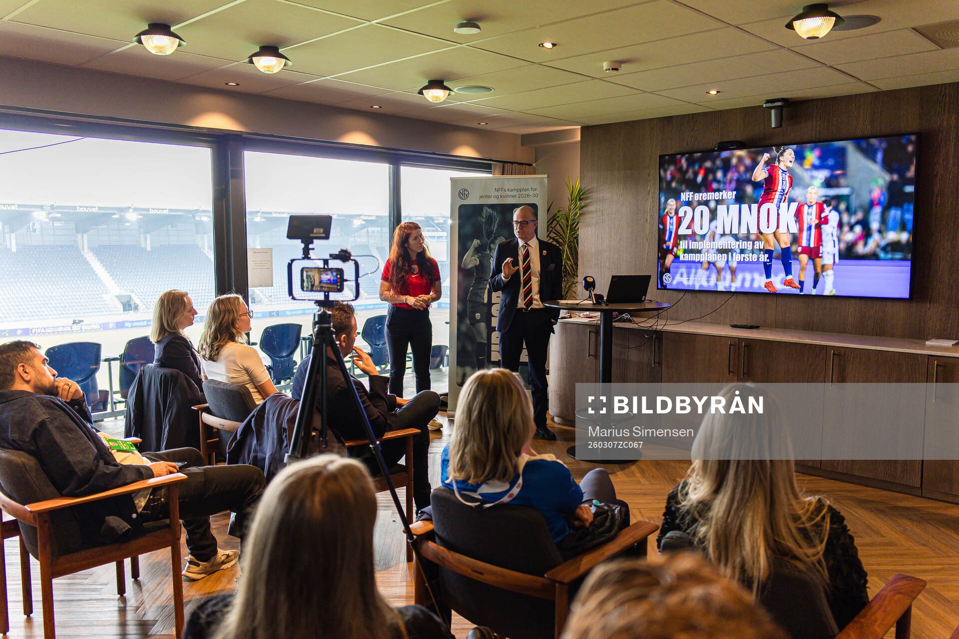 Lise Klaveness, president of the Norwegian Football