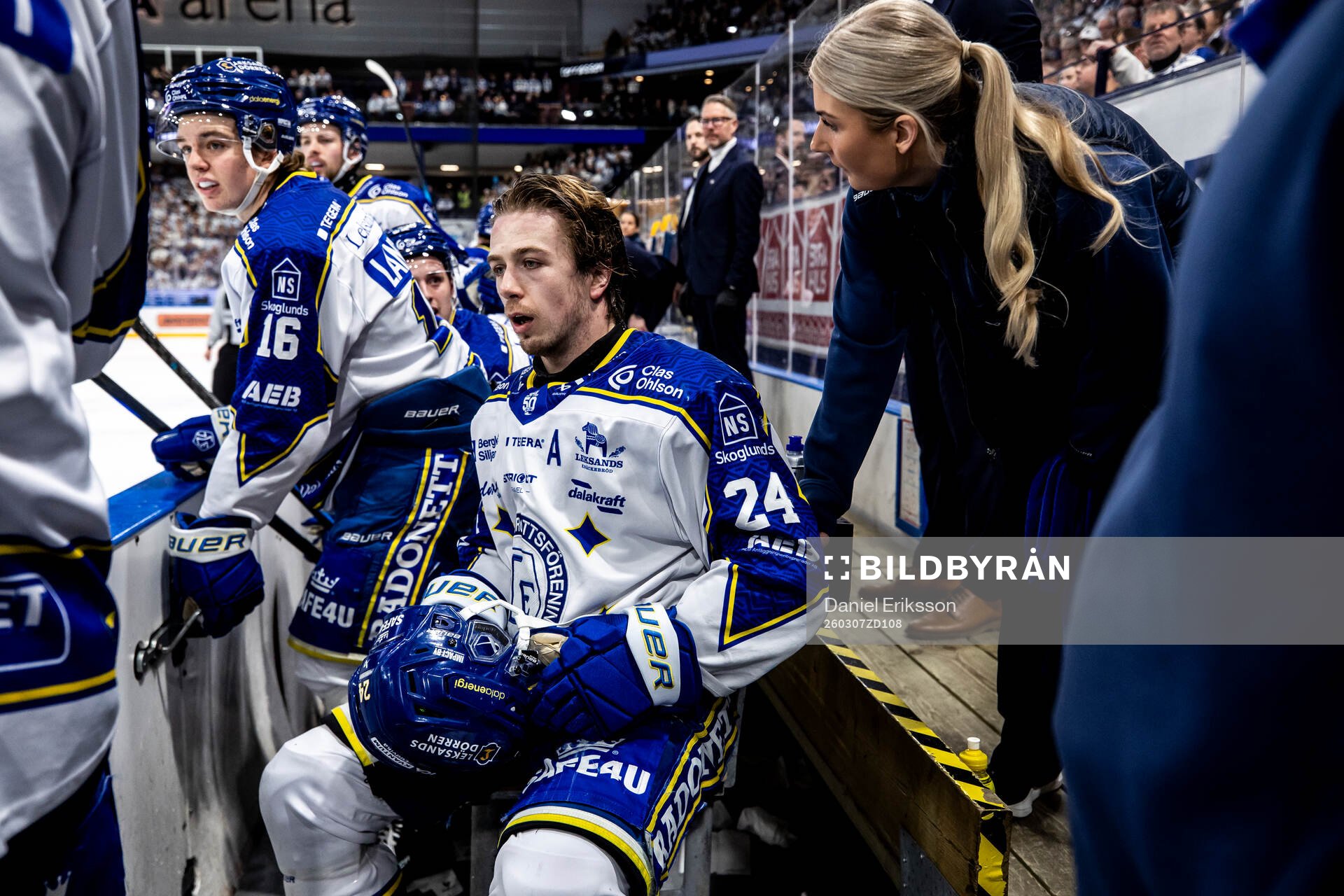 Leksands Arvid Eljas skadas