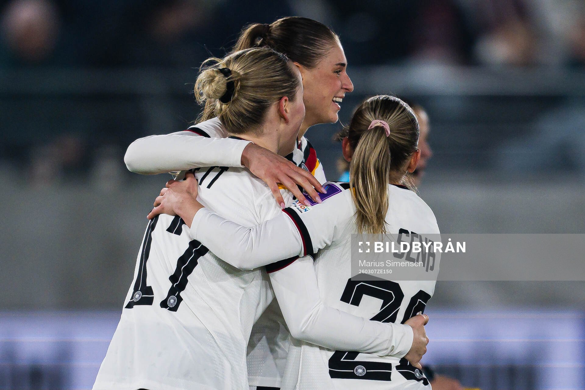 Jule Brand of Germany celebrates