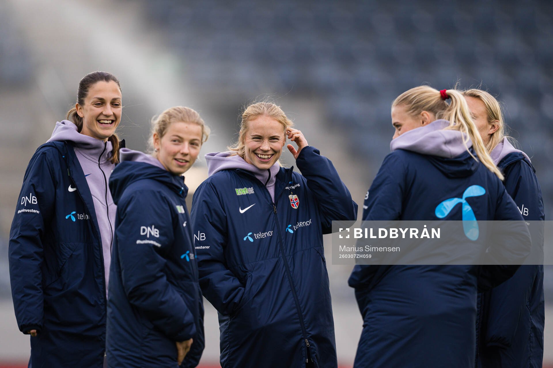 Emma Stølen Godø, Justine Kielland and Julie Blakstad of