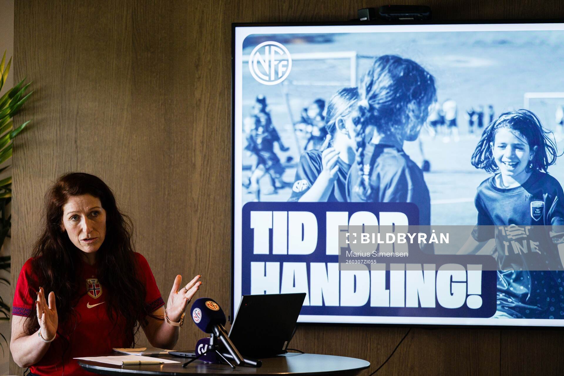 Lise Klaveness, president of the Norwegian Football