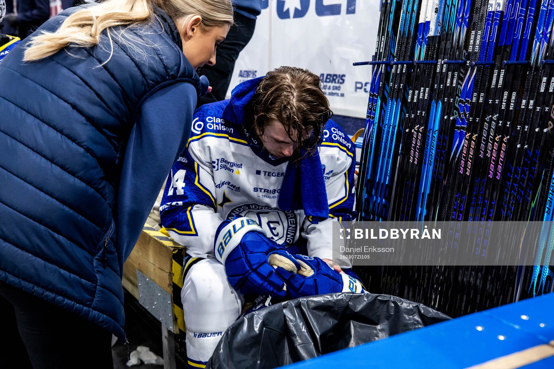 Leksands Arvid Eljas skadas