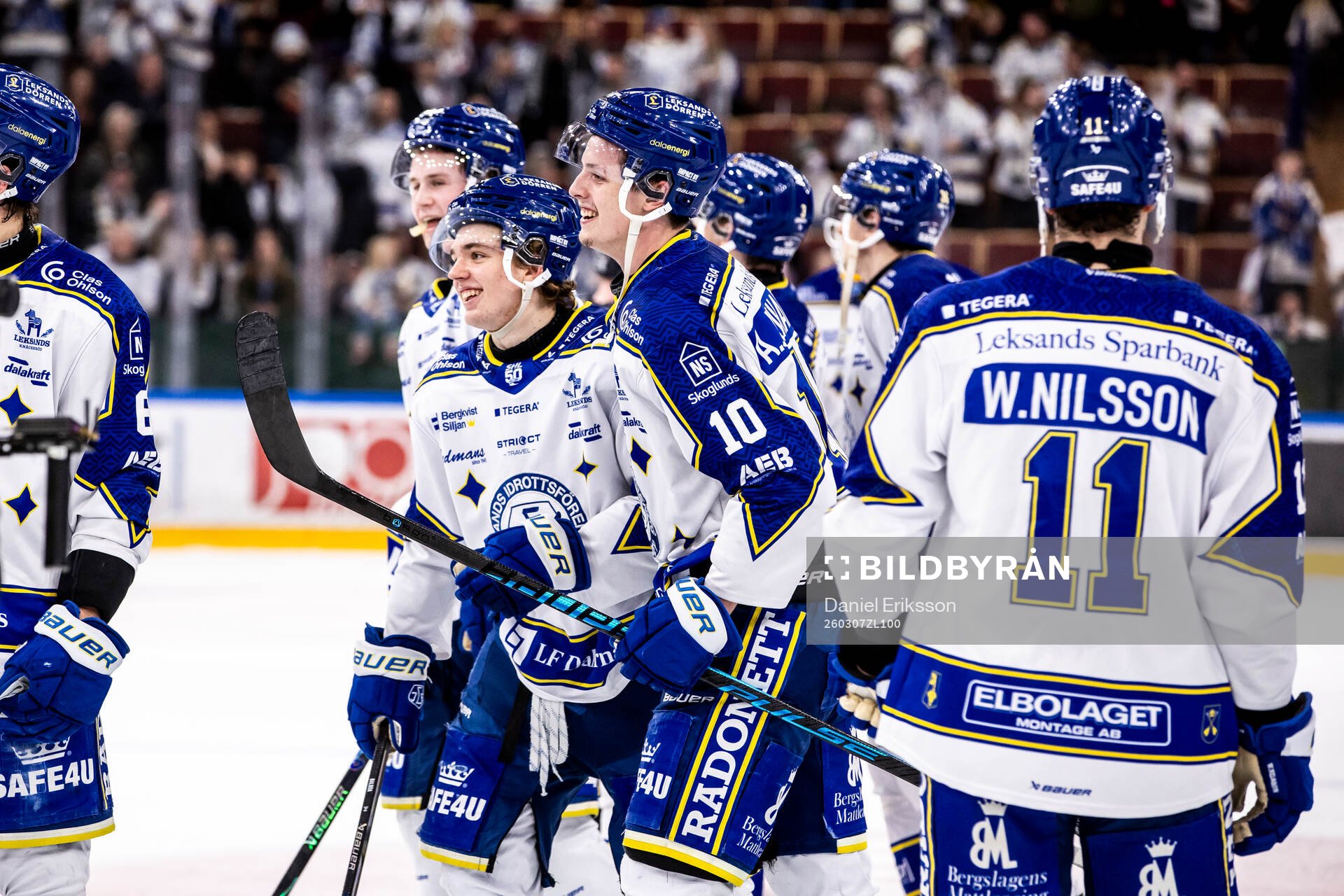 Leksands Anton Johansson jublar