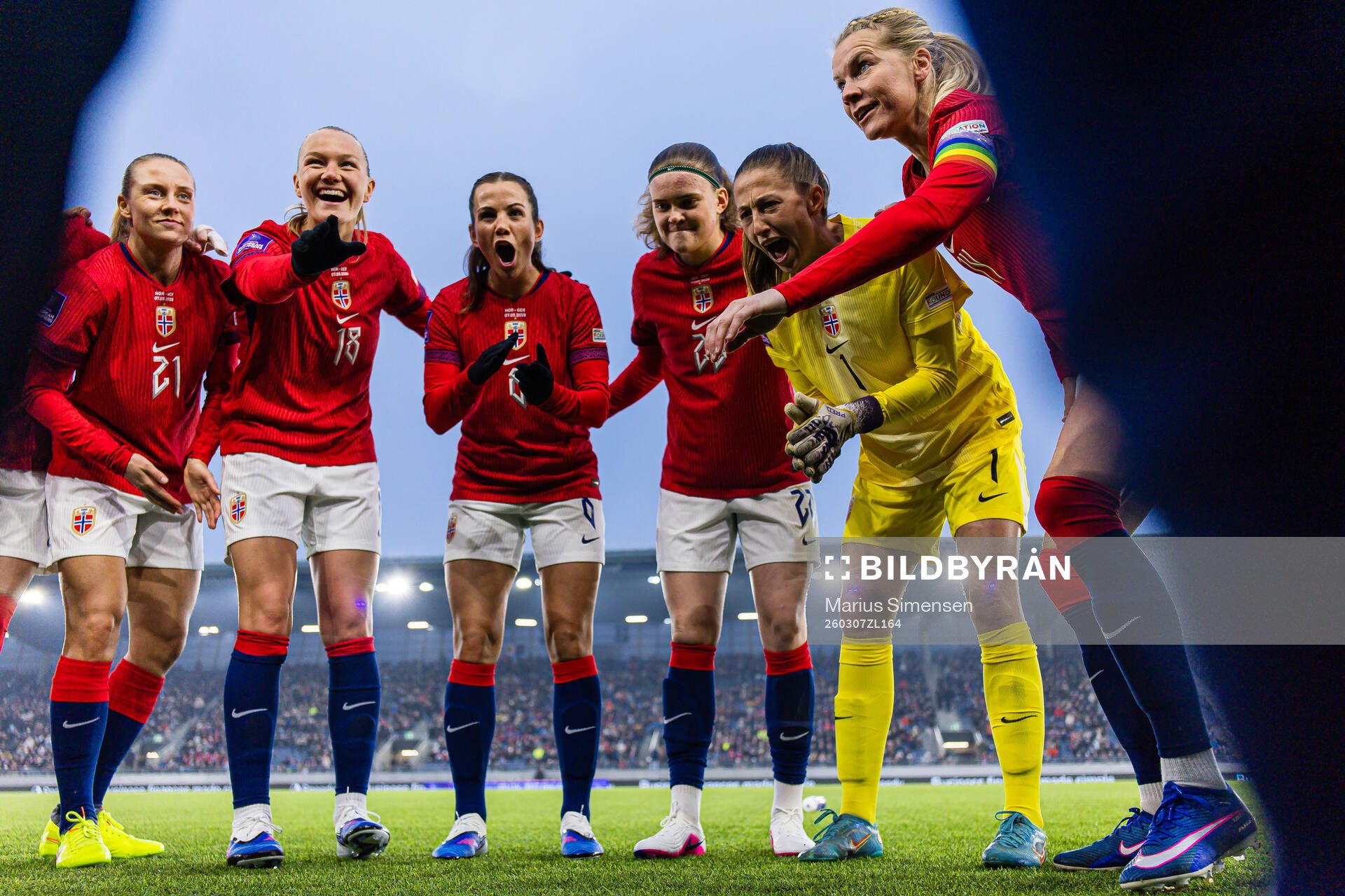 Lisa Naalsund, Frida Maanum, Tuva Hansen, Signe Gaupset,