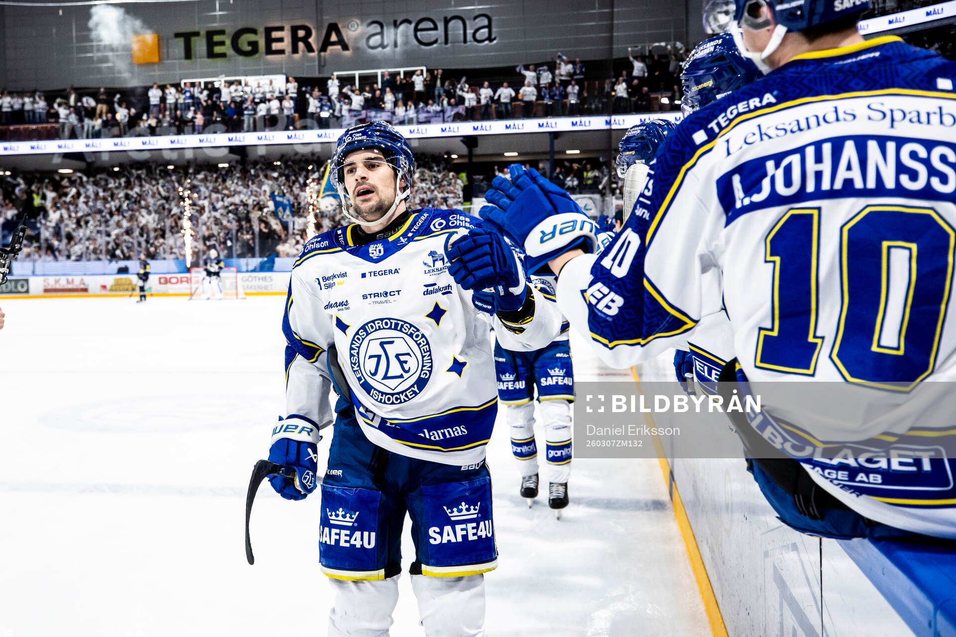 Leksands Gabriel Fortier jublar