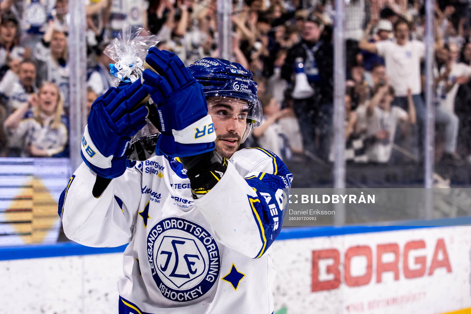 Leksands Gabriel Fortier utsedd till matchens krigare