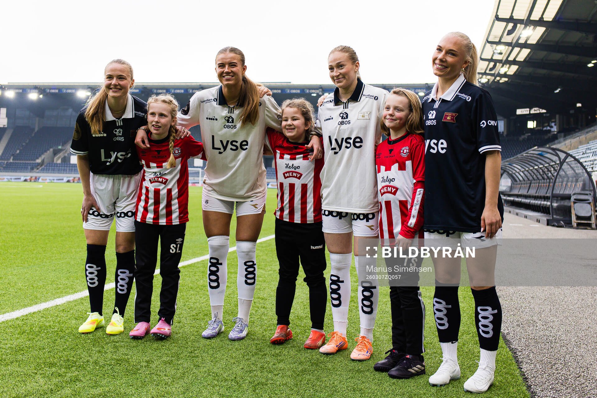 Viking players at a press conference