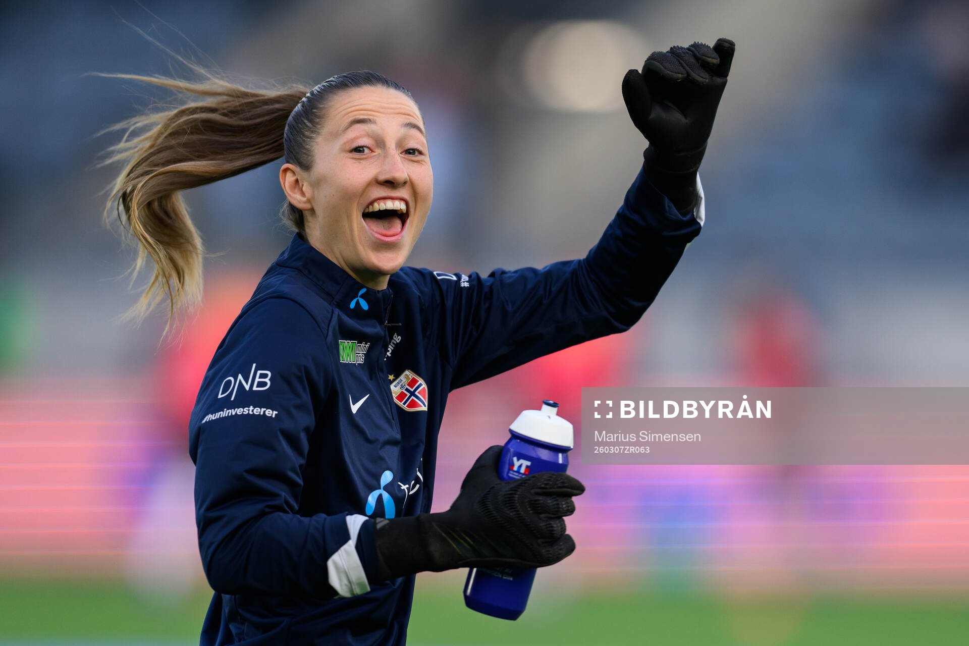 goalkeeper Cecilie Hauståker Fiskerstrand of Norway