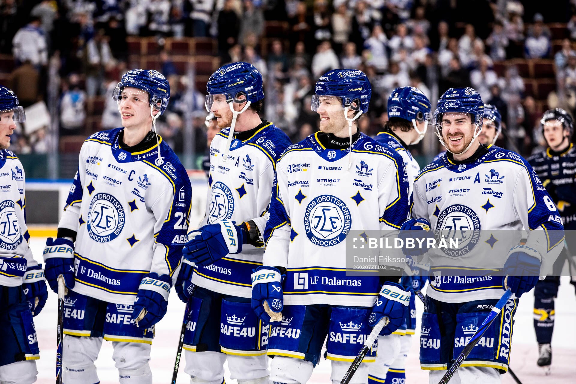 Leksands Lukas Vejdemo och Peter Cehlarik och Wiktor