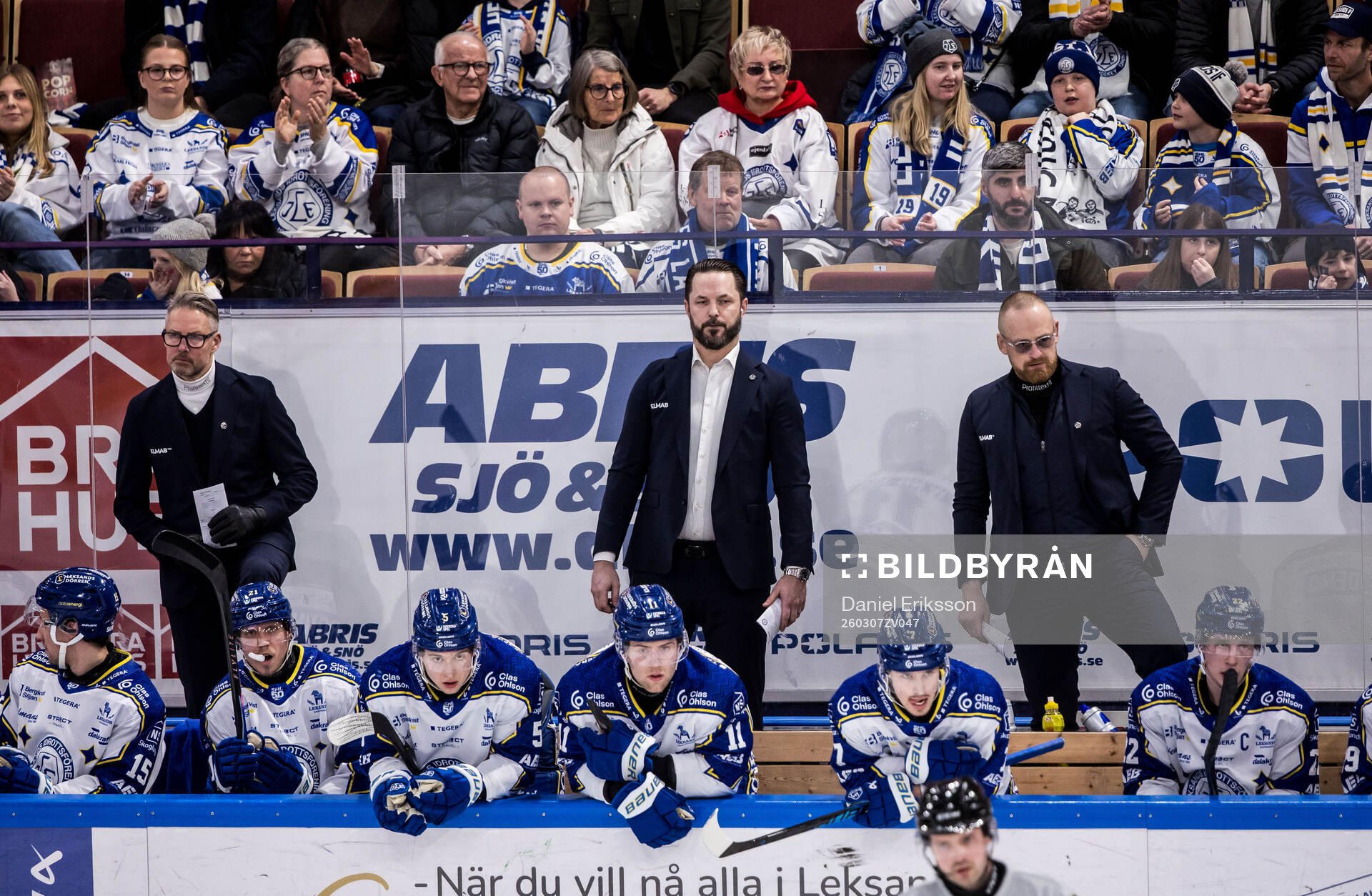 Leksands tränare Johan Hedberg, assisterande tränare