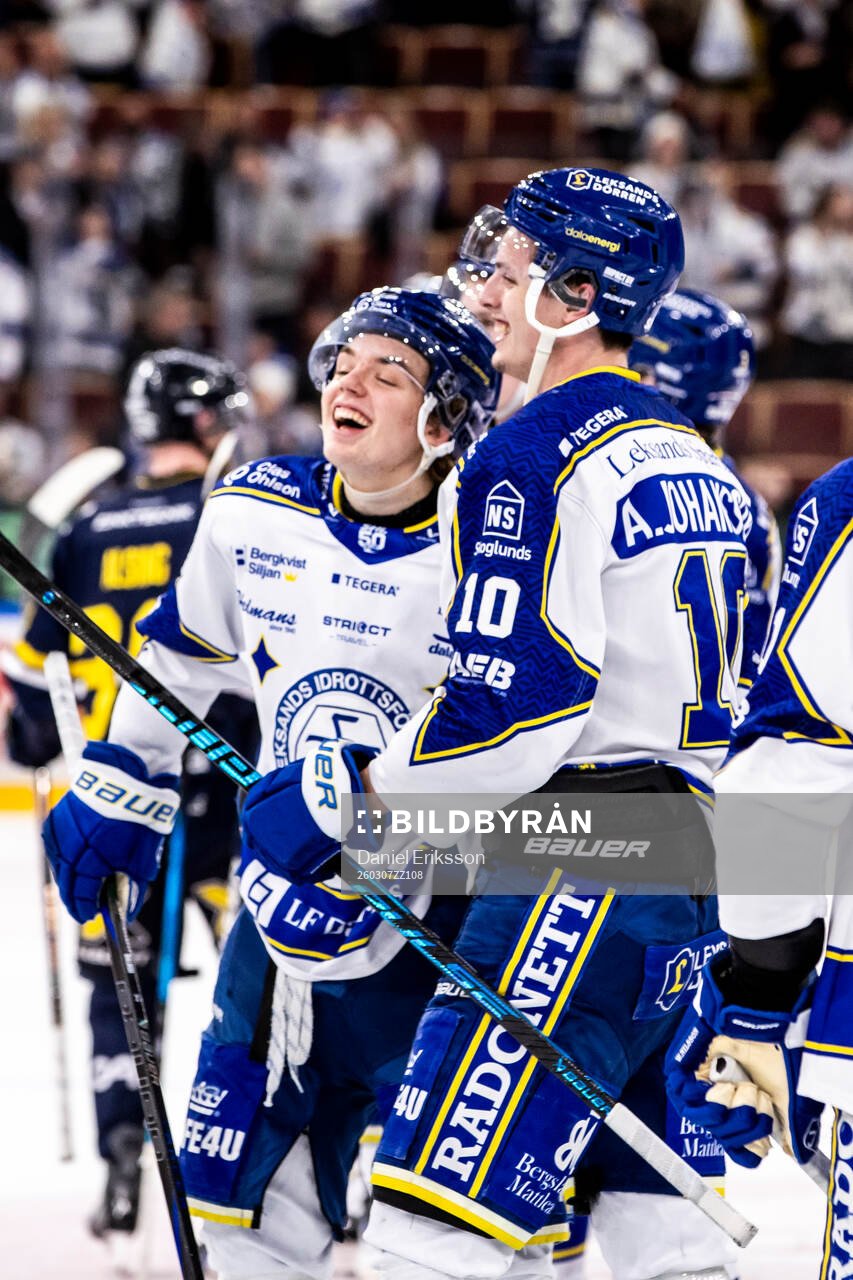 Leksands Anton Johansson jublar