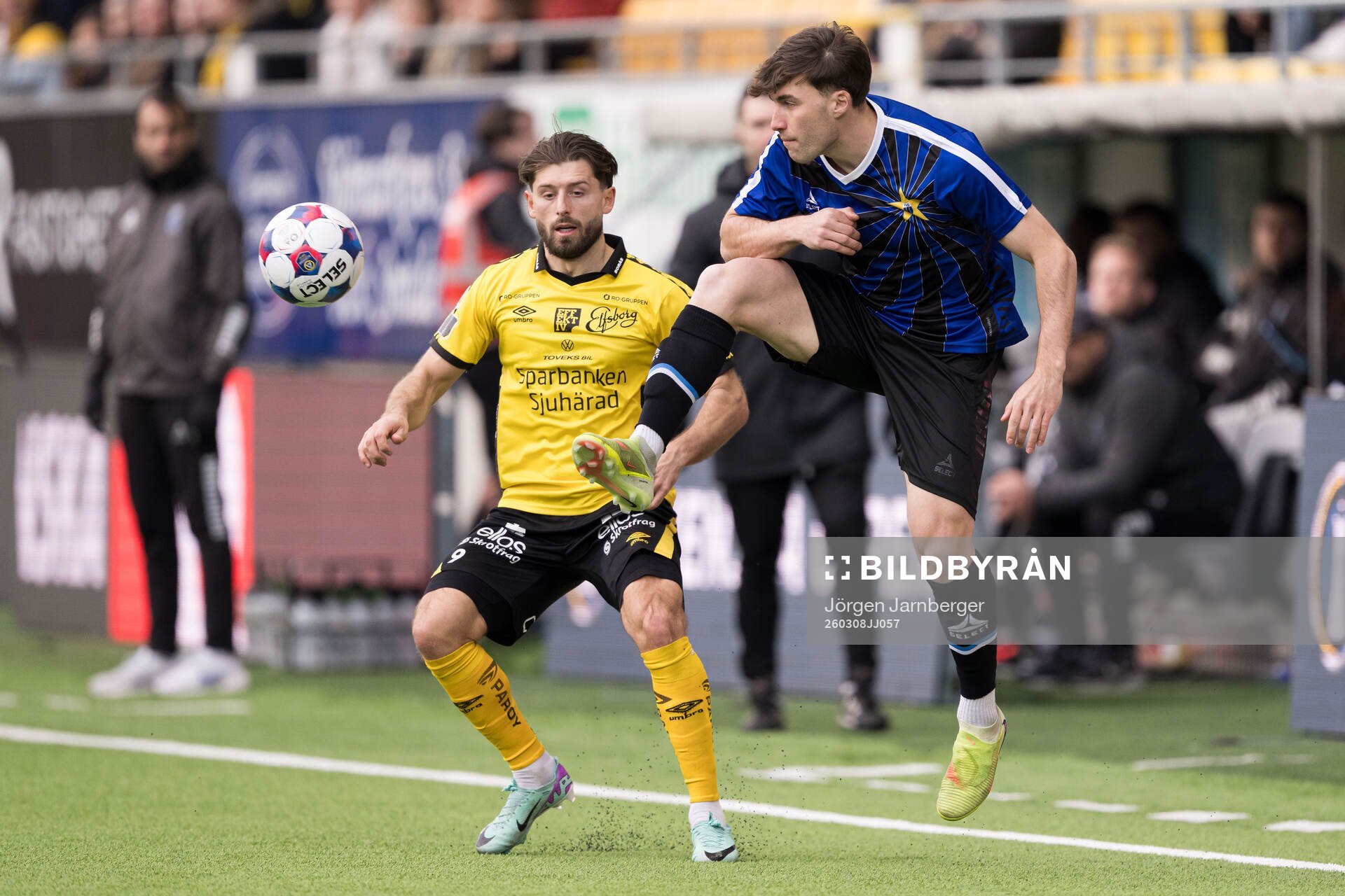 Elfsborgs Arber Zeneli och Sirius Bogdan Milovanov