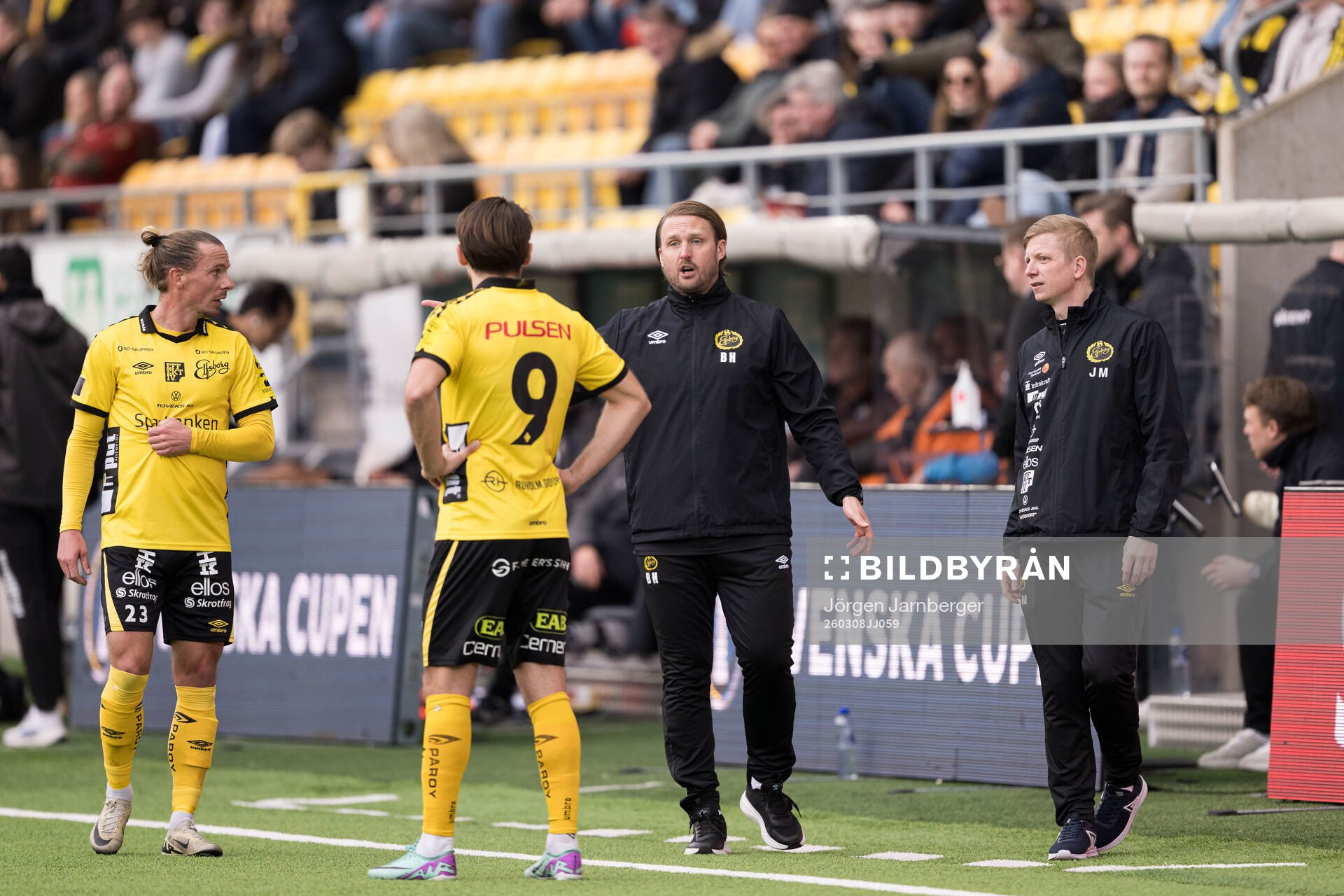 Elfsborgs manager Björn Hamberg och assisterande tränare
