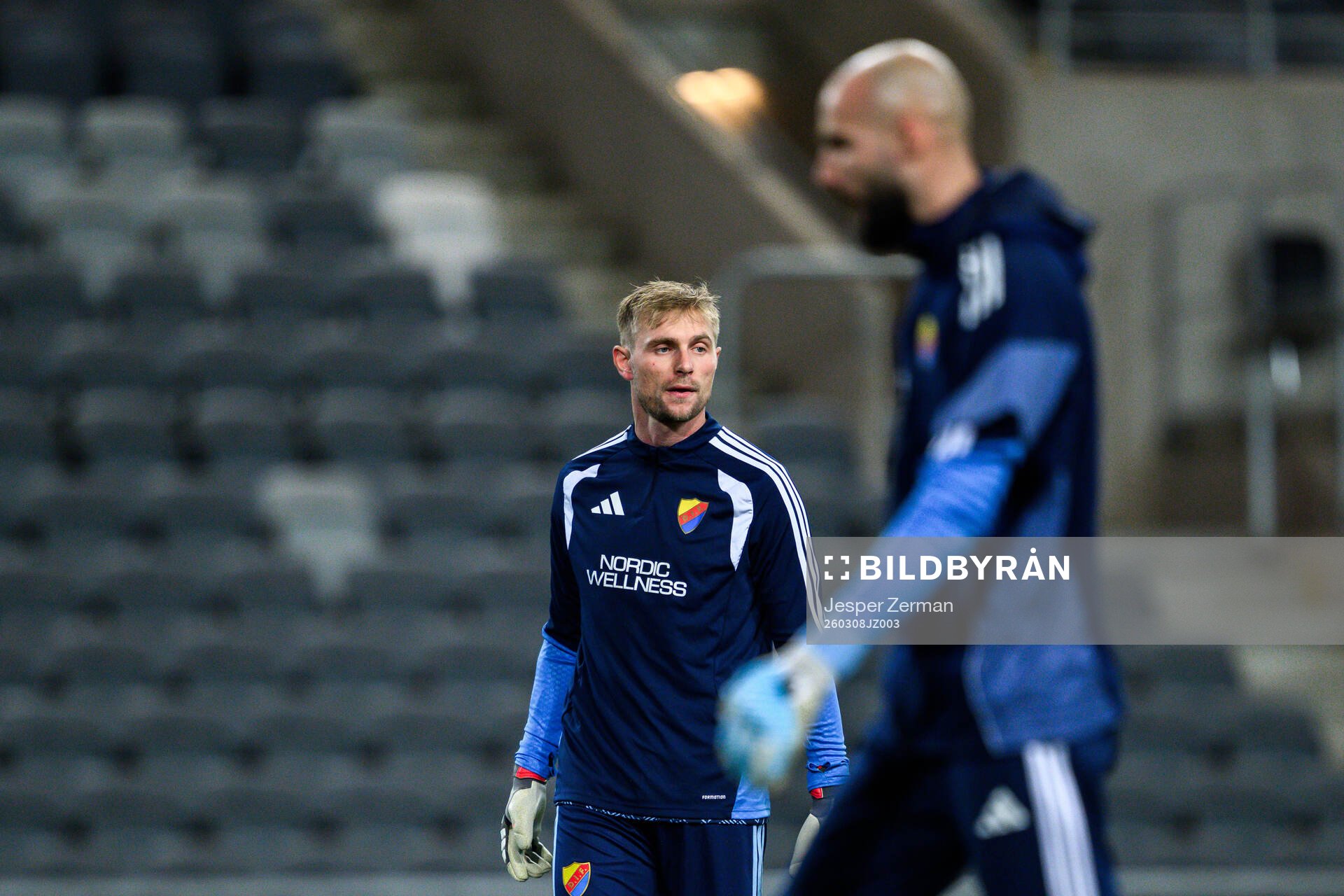 Djurgårdens Jacob Rinne och Filip Manojlovic